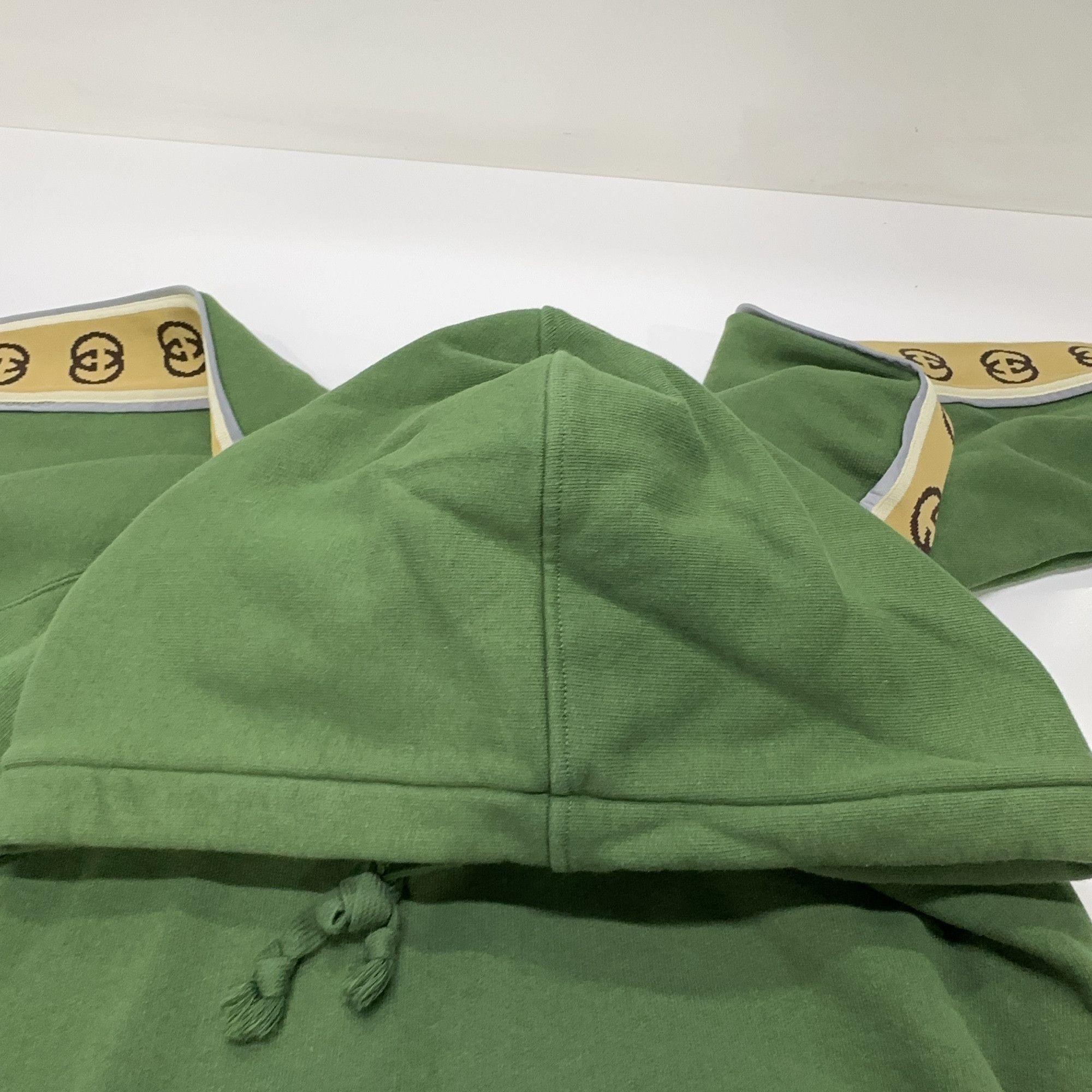Gucci Gucci Side Logo Tape Hoodie Green Size S Size US S / EU 44-46 / 1 - 8 Thumbnail