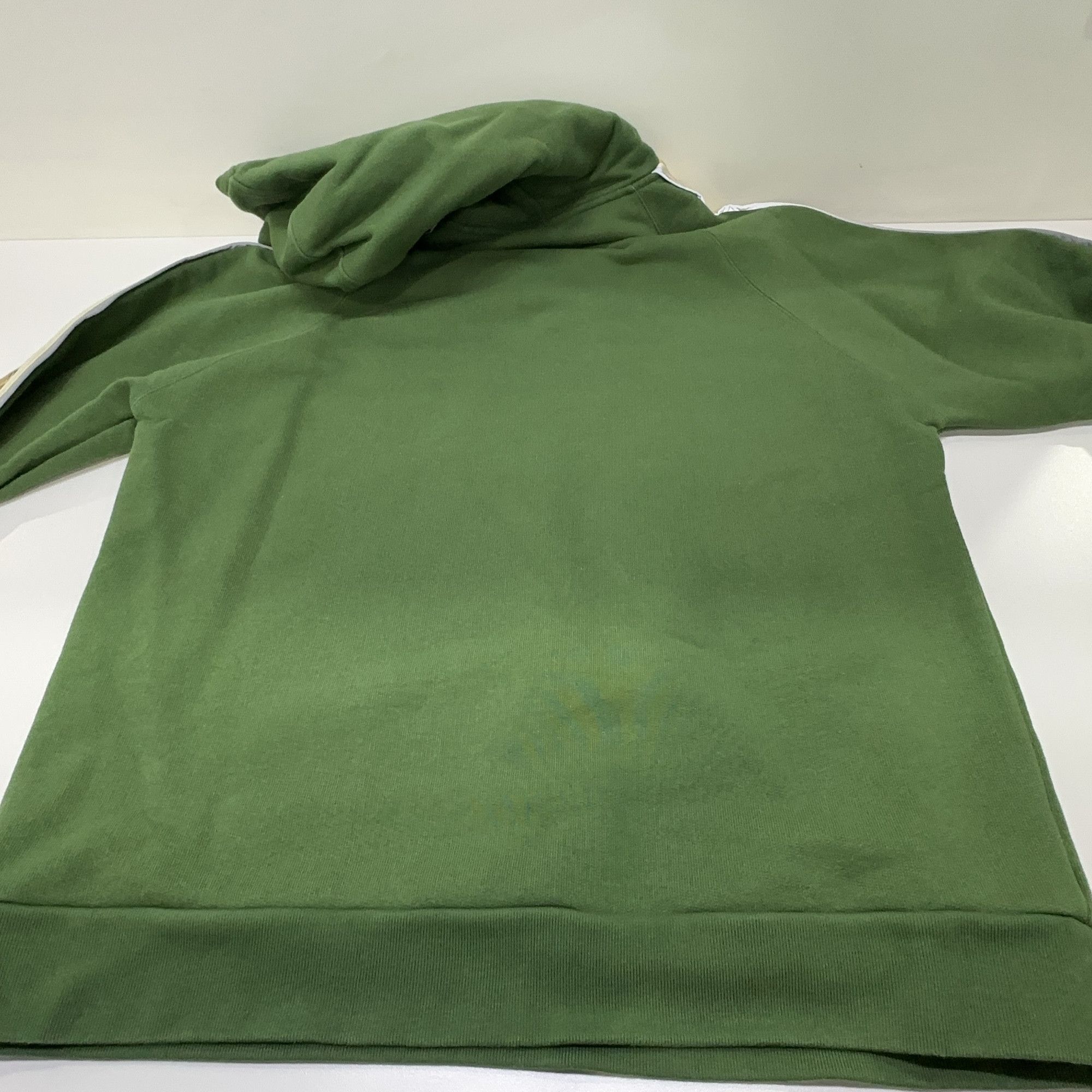 Gucci Gucci Side Logo Tape Hoodie Green Size S Size US S / EU 44-46 / 1 - 13 Thumbnail