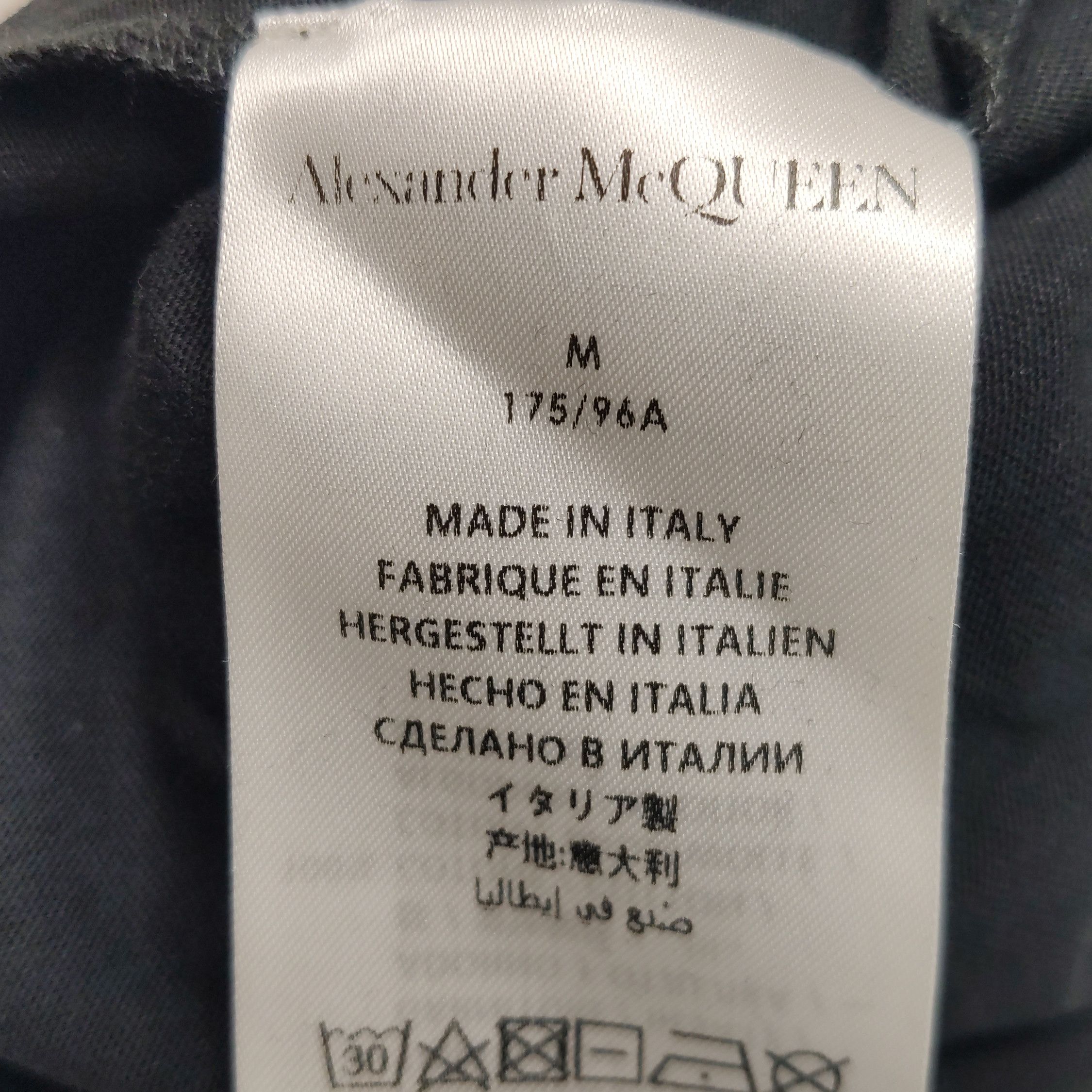 Alexander McQueen Alexander McQueen Men m Short Sleeve Shirts Size US M / EU 48-50 / 2 - 6 Thumbnail
