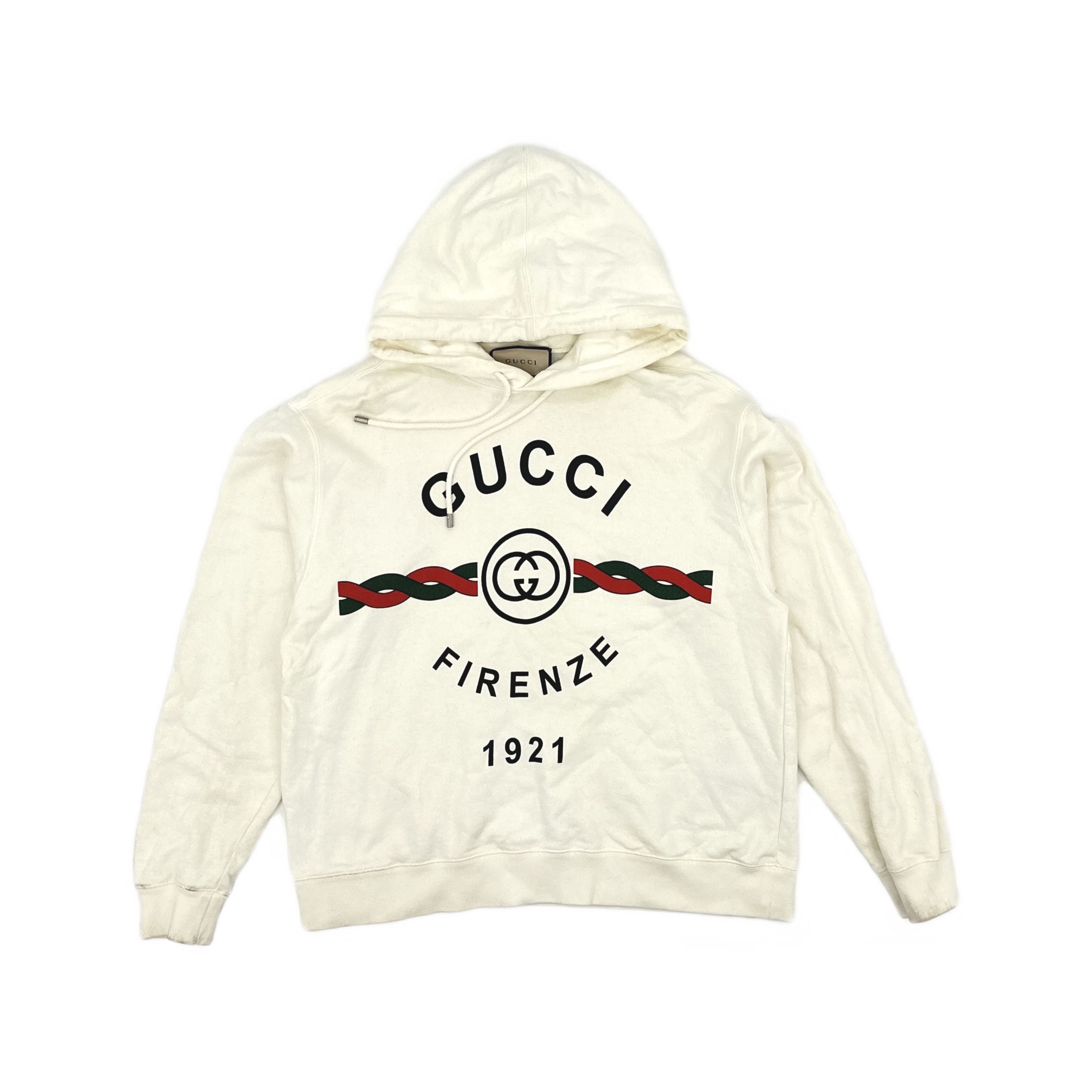 Gucci Gucci 1921 Logo Print Hoodie S Size US S / EU 44-46 / 1 - 2 Thumbnail