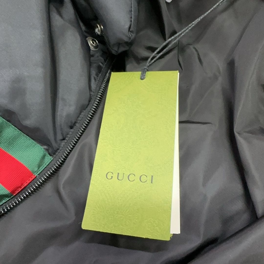 Gucci Gucci Web Stripe Down Puffer Jacket 48 Size US M / EU 48-50 / 2 - 6 Thumbnail