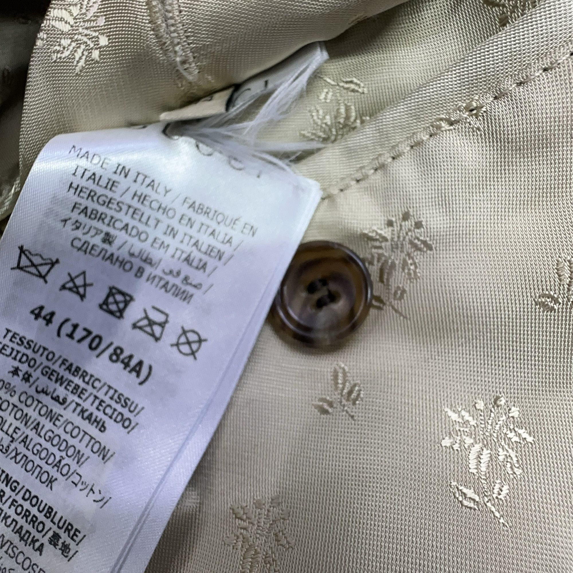 Gucci Gucci SS22 GG Monogram Denim Jacket 44 Size US S / EU 44-46 / 1 - 6 Thumbnail