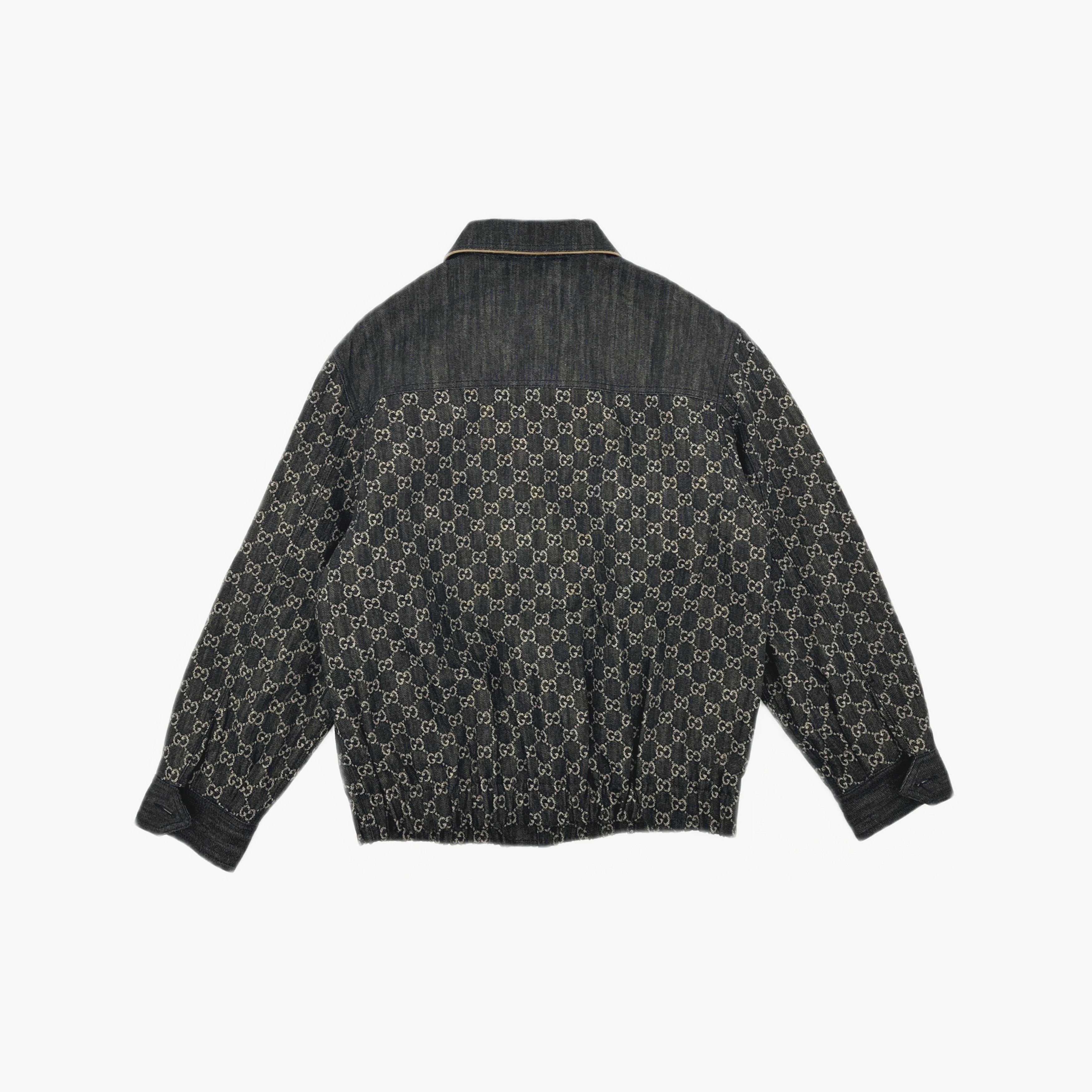 Gucci Gucci SS22 GG Monogram Denim Jacket 44 Size US S / EU 44-46 / 1 - 3 Thumbnail