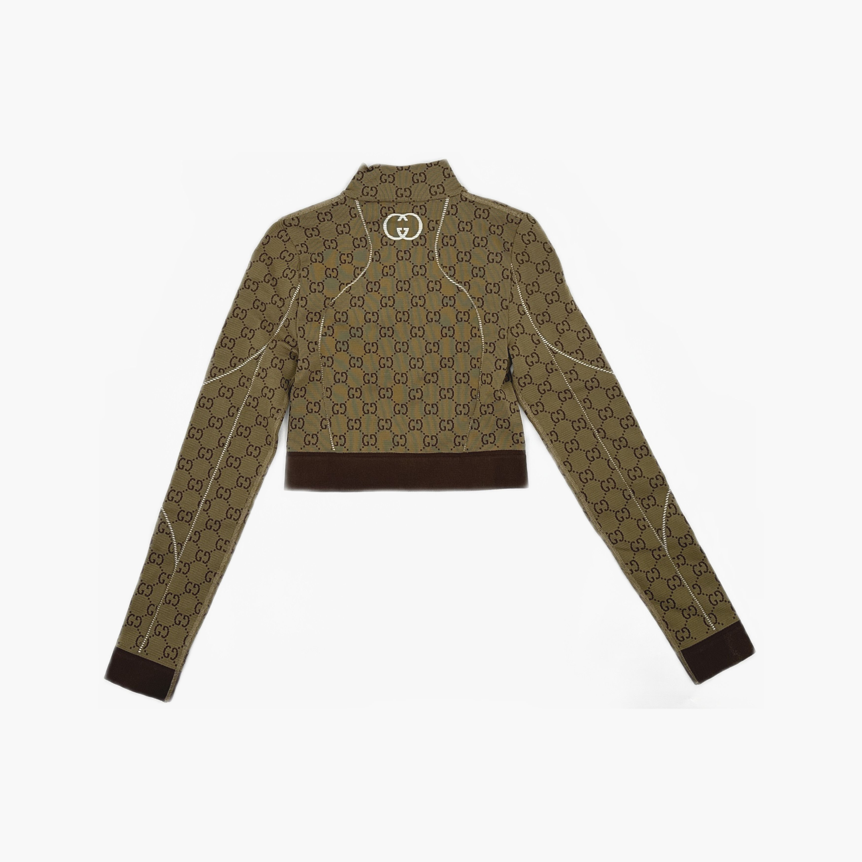 Gucci Gucci FW22 GG Jacquard Half-Zip Sweater Size S Size S / US 4 / IT 40 - 3 Thumbnail