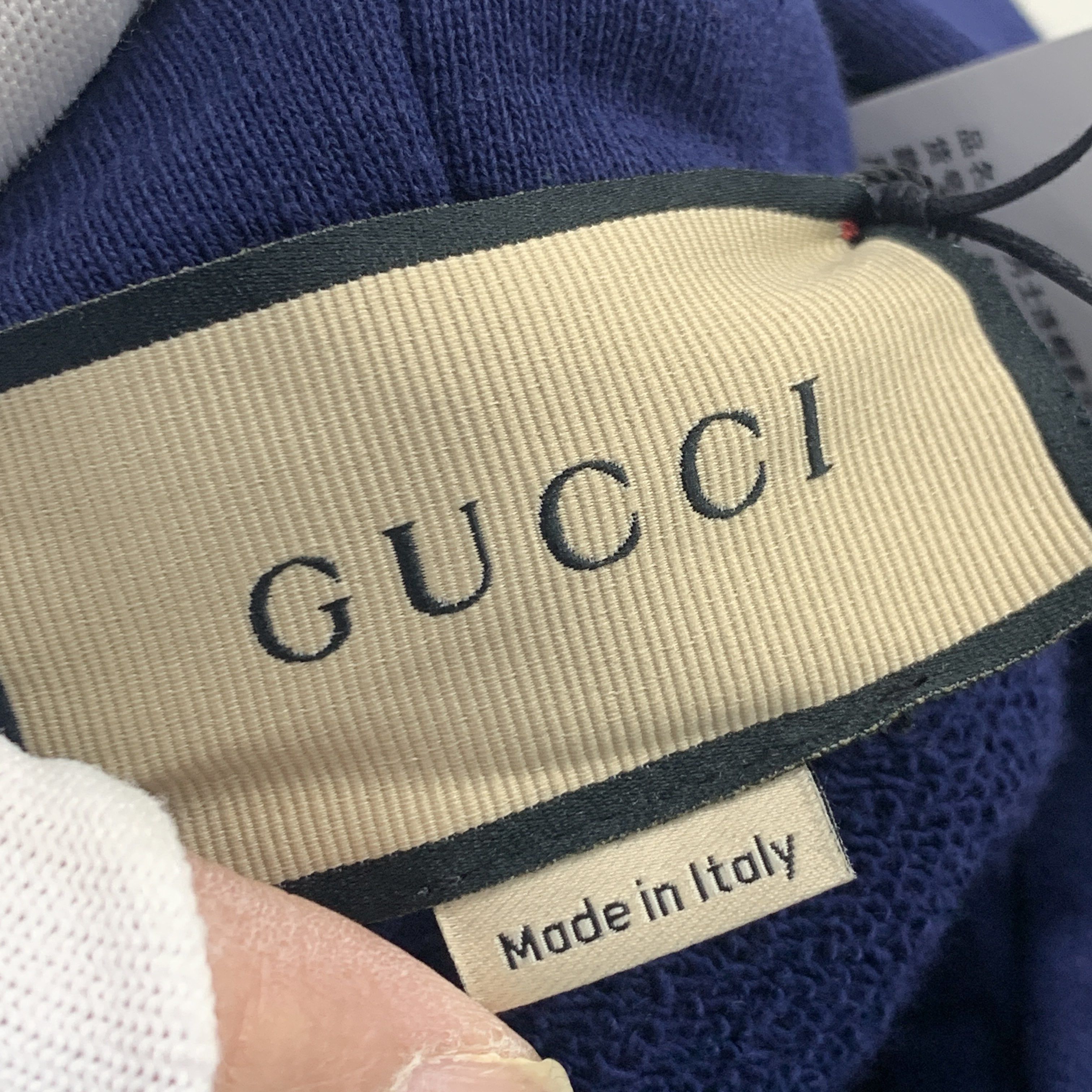 Gucci Gucci Logo Print Hoodie Size L Size US L / EU 52-54 / 3 - 4 Thumbnail