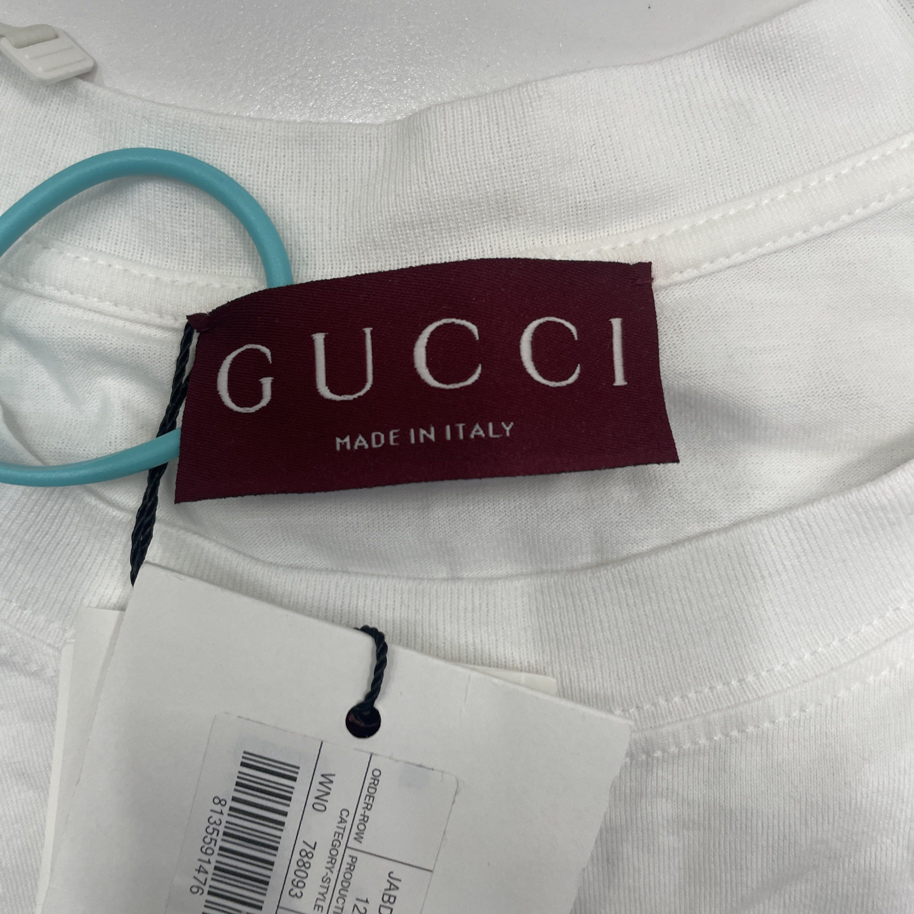 Gucci Gucci Floral Logo Graphic Short Sleeve T-Shirt L Size L / US 10 / IT 46 - 4 Thumbnail