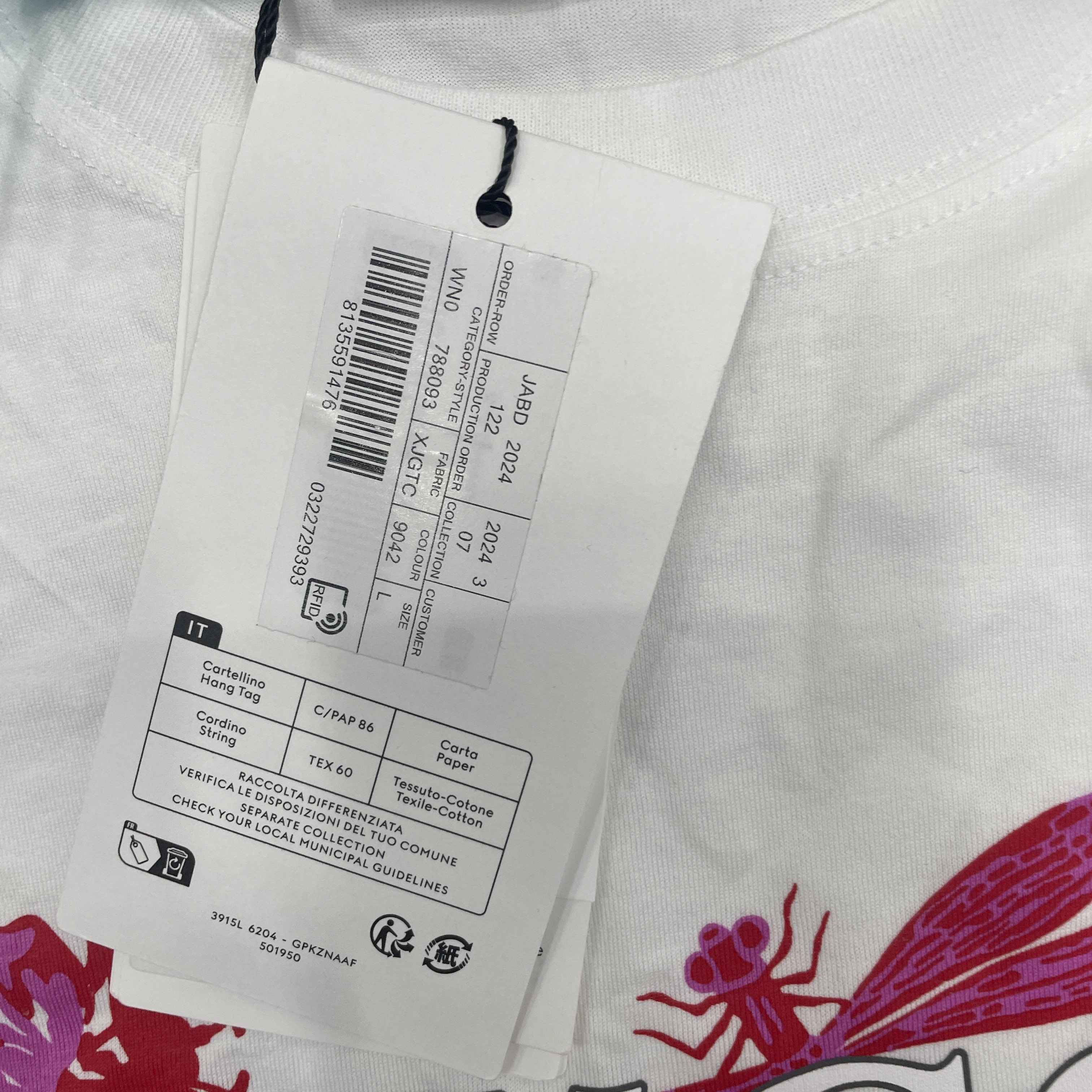 Gucci Gucci Floral Logo Graphic Short Sleeve T-Shirt L Size L / US 10 / IT 46 - 3 Thumbnail