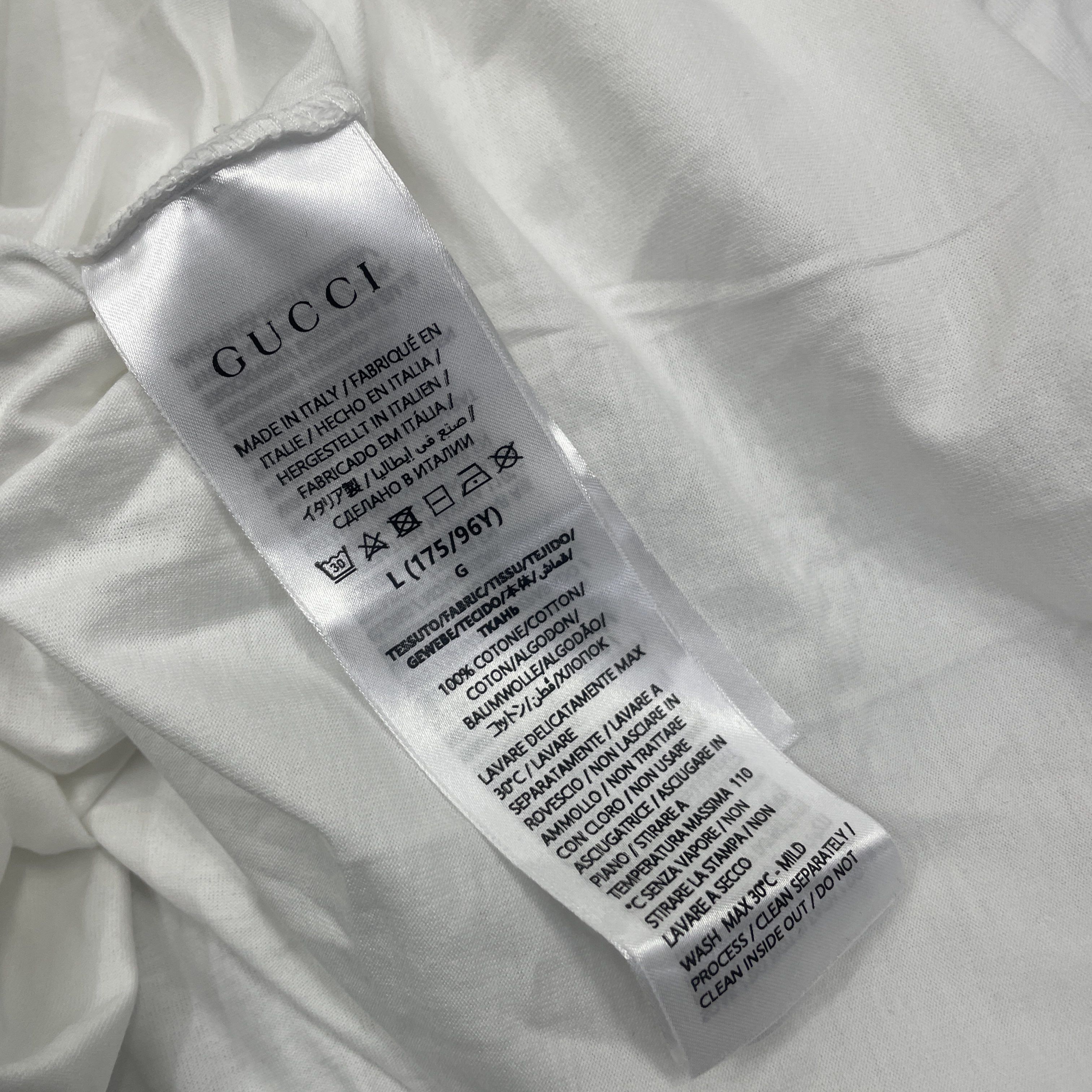 Gucci Gucci Floral Logo Graphic Short Sleeve T-Shirt L Size L / US 10 / IT 46 - 5 Thumbnail