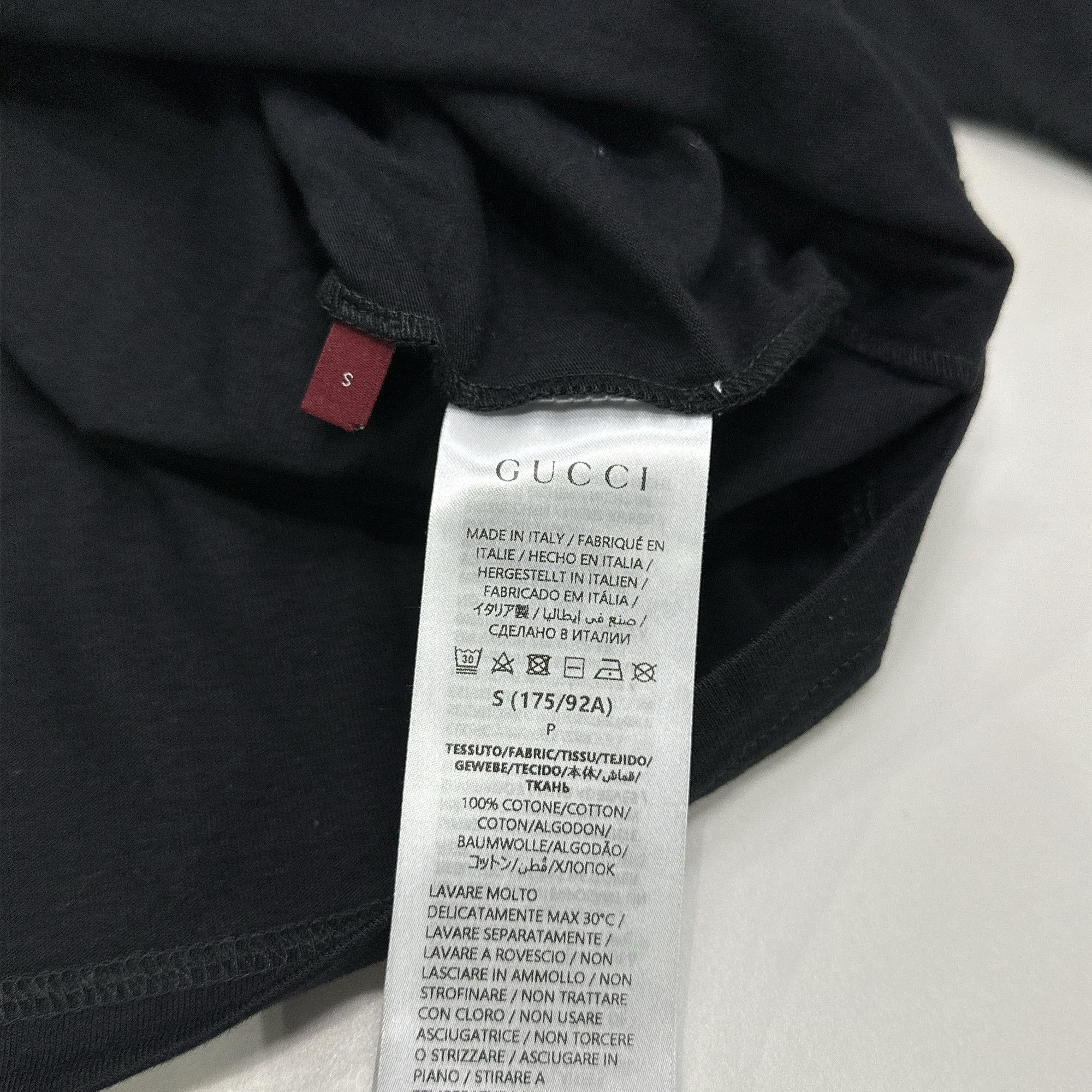 Gucci Gucci Lido Firenze 1921 Logo T-Shirt Black S Size US S / EU 44-46 / 1 - 6 Thumbnail