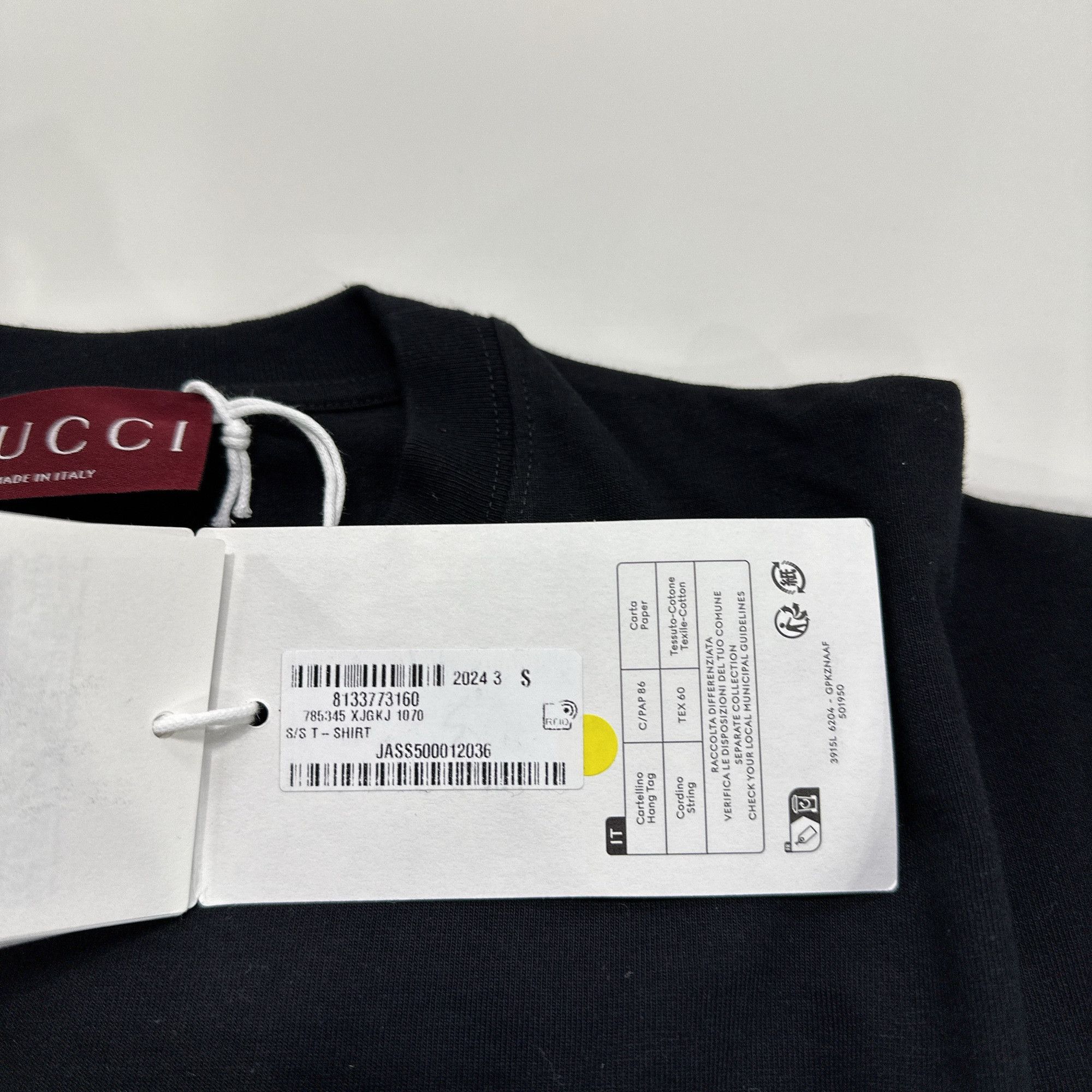 Gucci Gucci Lido Firenze 1921 Logo T-Shirt Black S Size US S / EU 44-46 / 1 - 5 Thumbnail