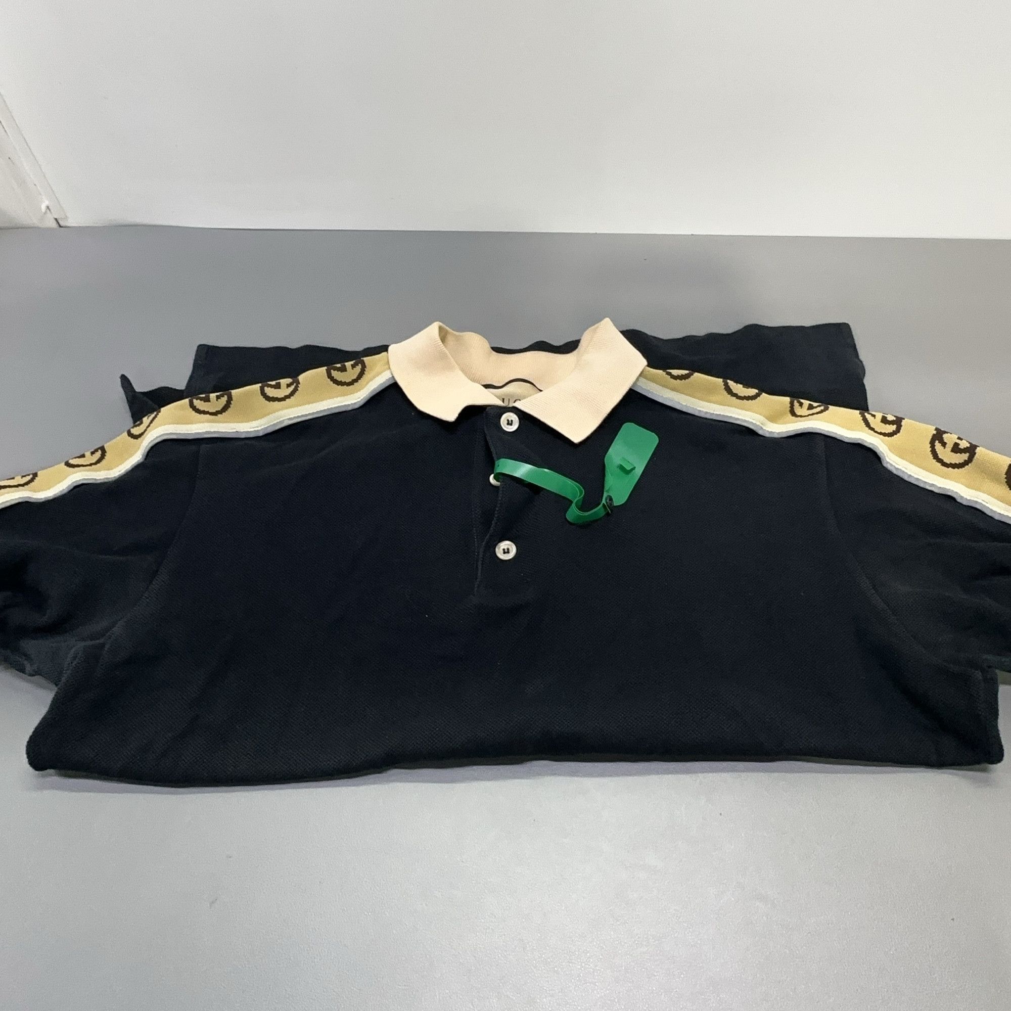 Gucci Gucci Interlocking G Stripe Polo Shirt XS Size US XS / EU 42 / 0 - 8 Thumbnail
