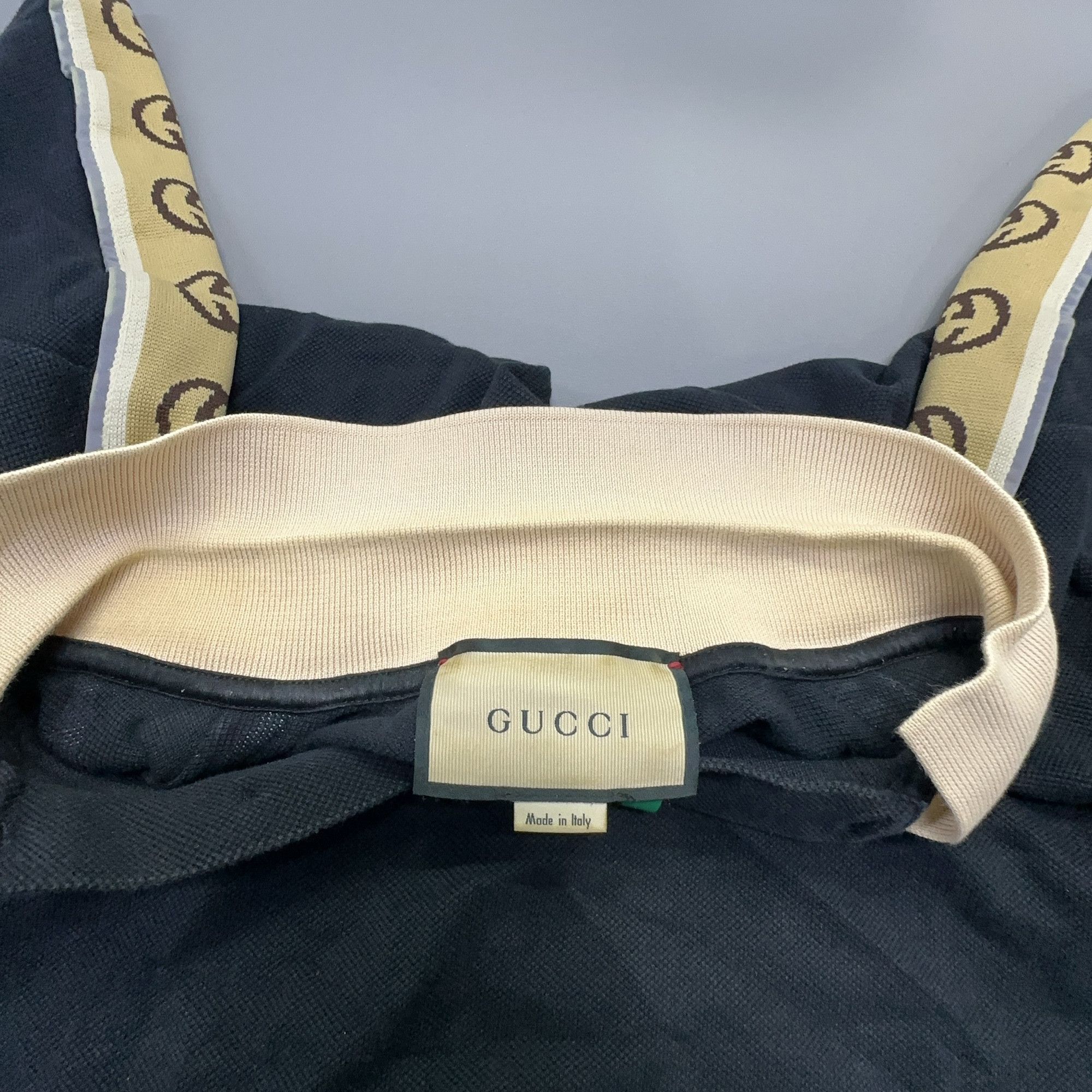Gucci Gucci Interlocking G Stripe Polo Shirt XS Size US XS / EU 42 / 0 - 6 Thumbnail