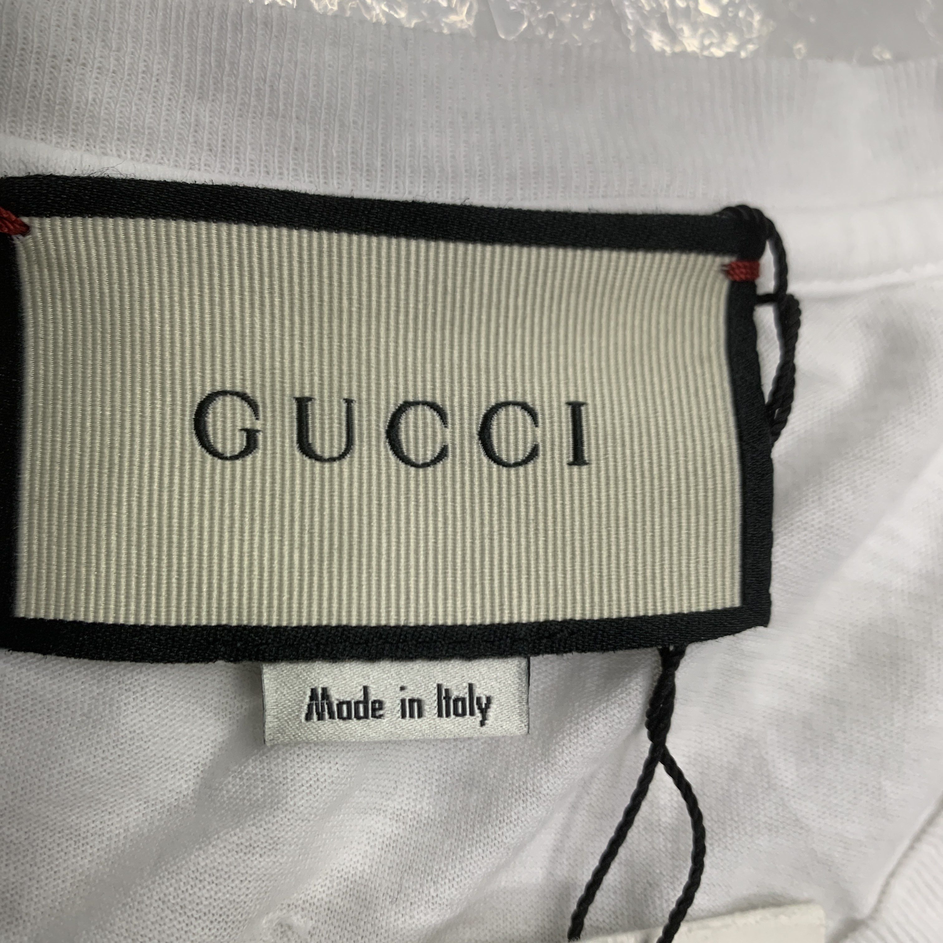Gucci Gucci Belt Logo Print T-Shirt Size L Size US L / EU 52-54 / 3 - 3 Thumbnail