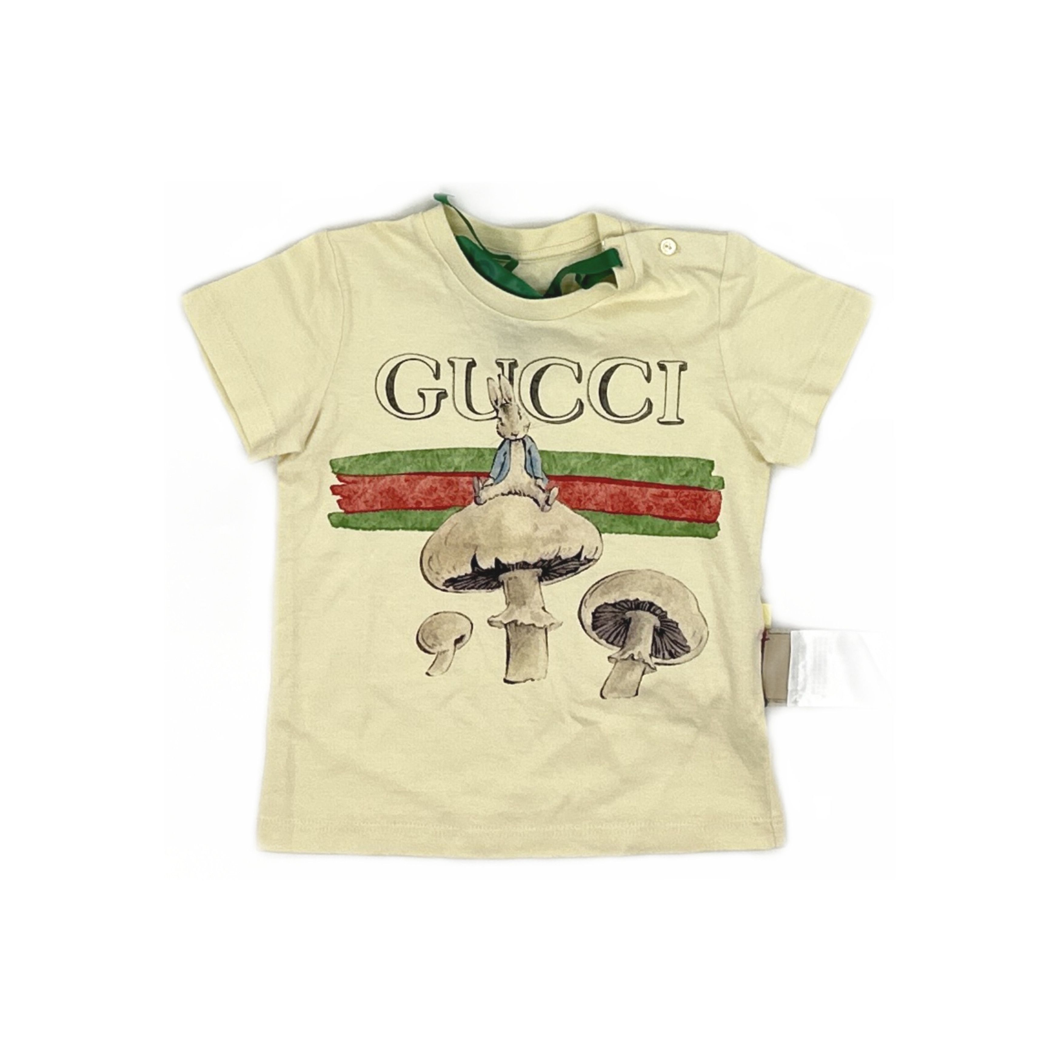 Gucci Gucci x Peter Rabbit Logo Print T-Shirt 12-18M Size US XXS / EU 40 - 2 Thumbnail