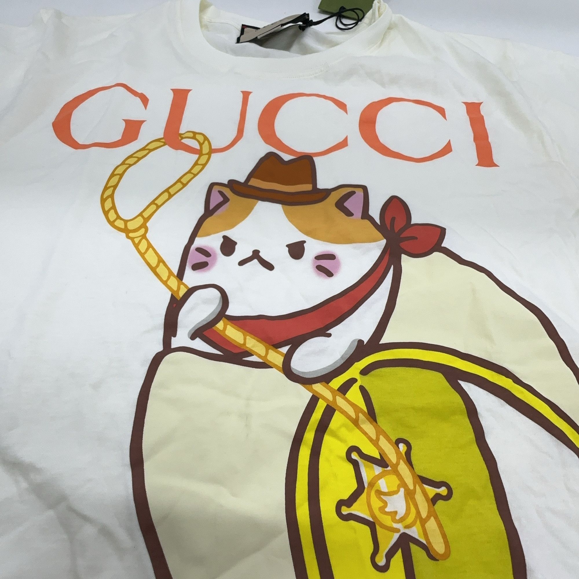 Gucci Gucci Love Parade Cat Banana Print T-Shirt S Size S / US 4 / IT 40 - 8 Thumbnail