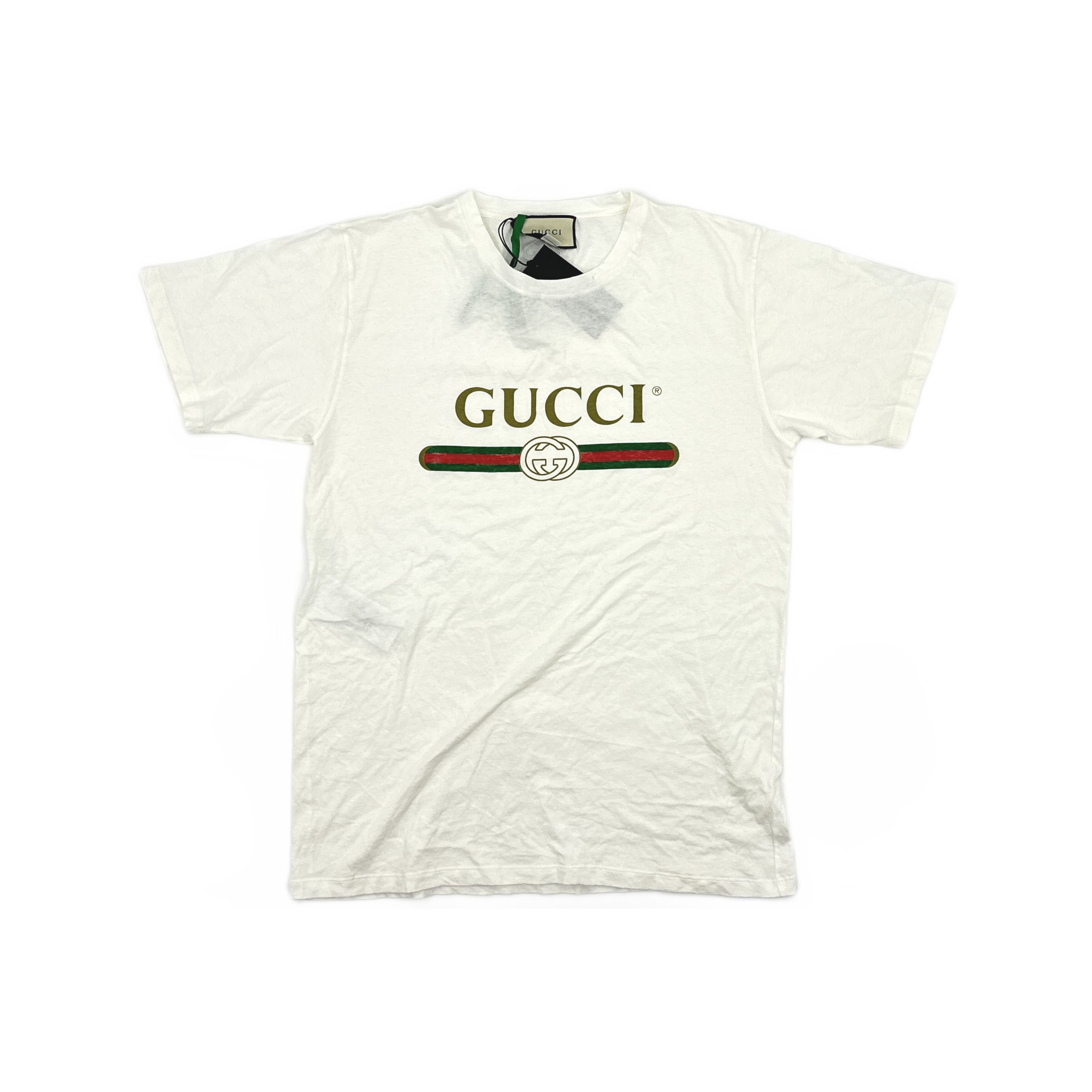 Gucci Gucci Logo Print T-Shirt Size L Size L / US 10 / IT 46 - 2 Thumbnail
