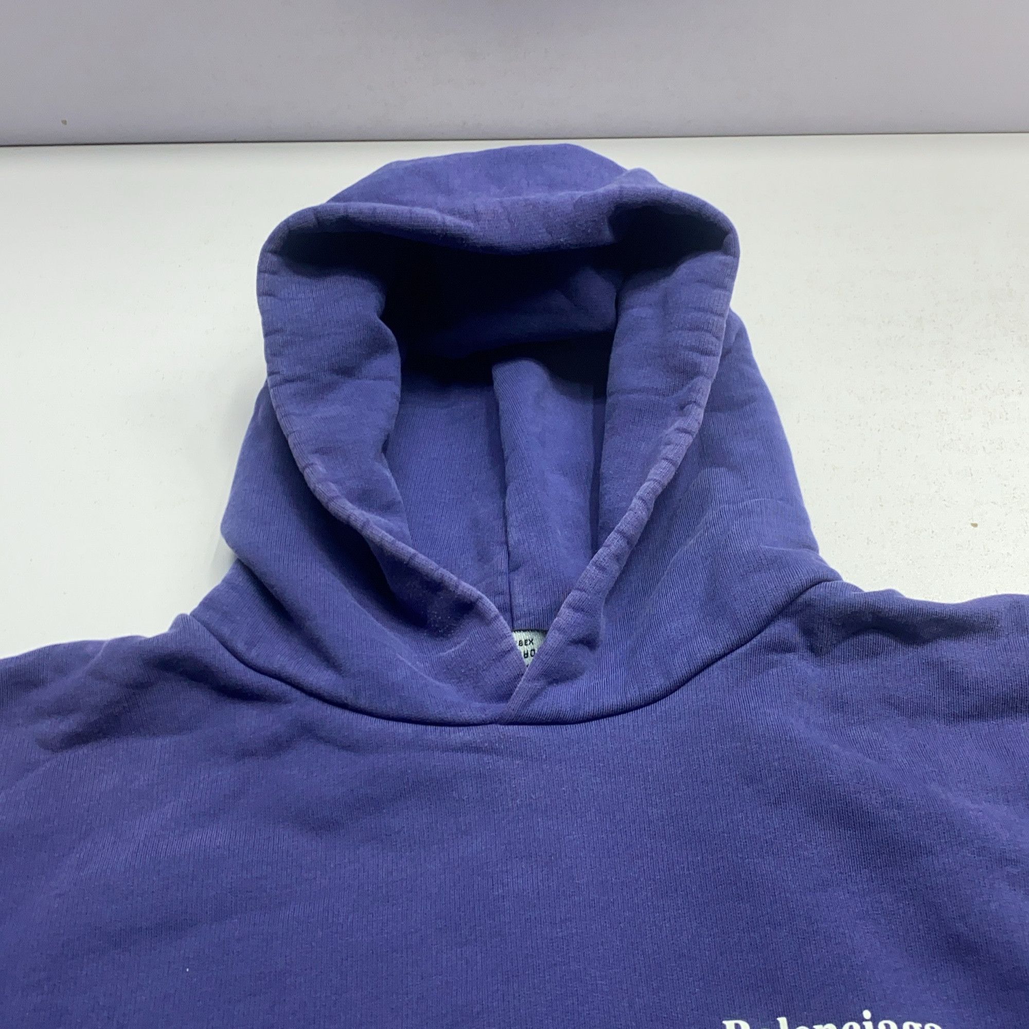 Balenciaga Balenciaga Political Campaign Hoodie Blue Size S Size US S / EU 44-46 / 1 - 8 Thumbnail