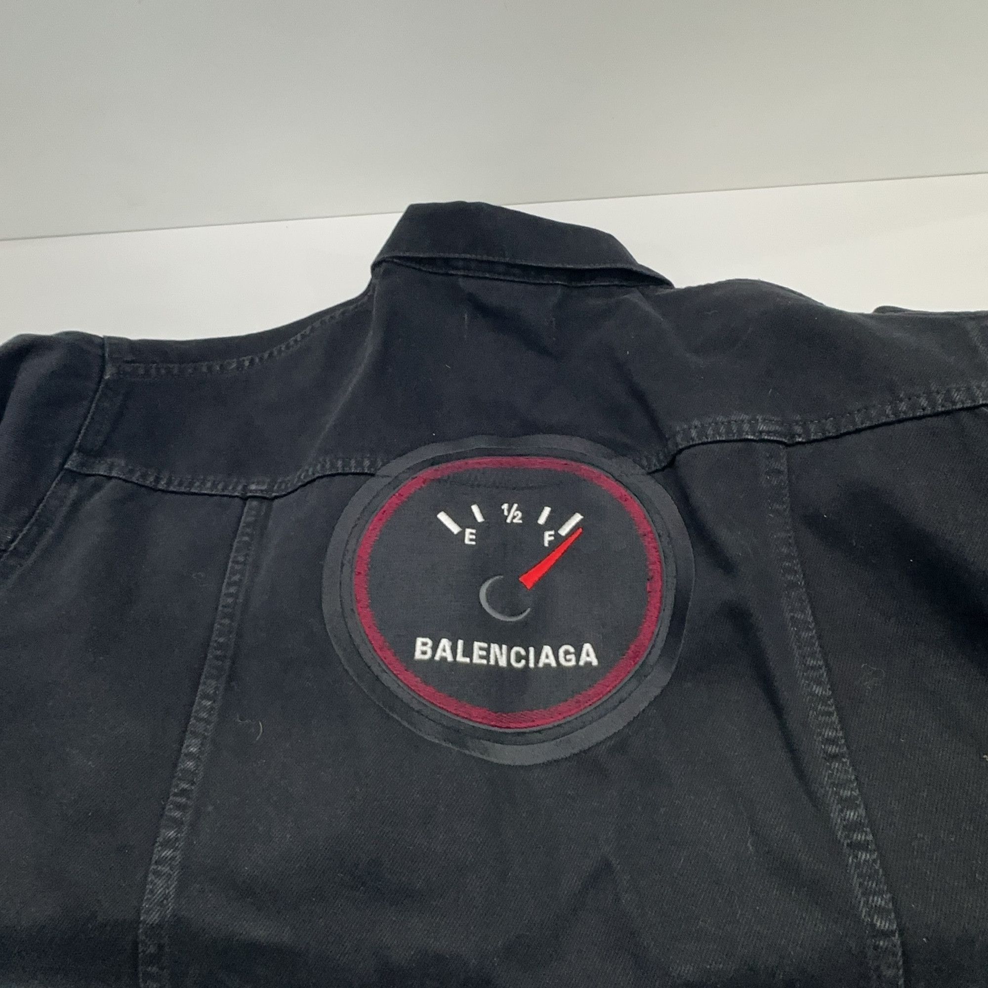 Balenciaga Balenciaga Gas Gauge Denim Jacket Size 46 Size US S / EU 44-46 / 1 - 12 Thumbnail
