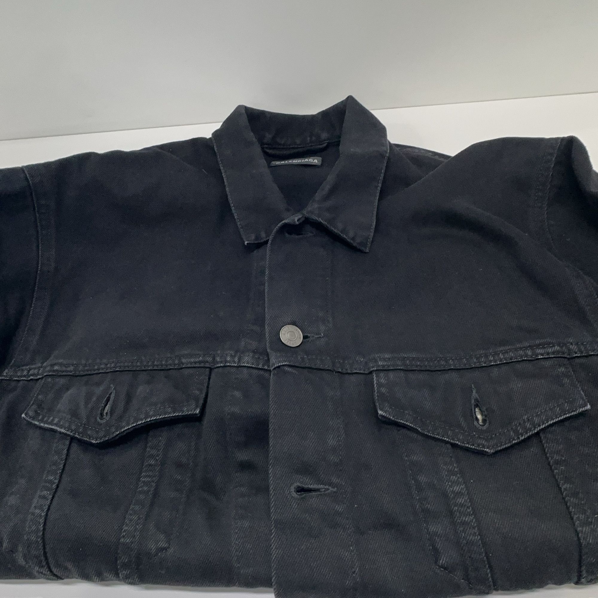 Balenciaga Balenciaga Gas Gauge Denim Jacket Size 46 Size US S / EU 44-46 / 1 - 7 Thumbnail