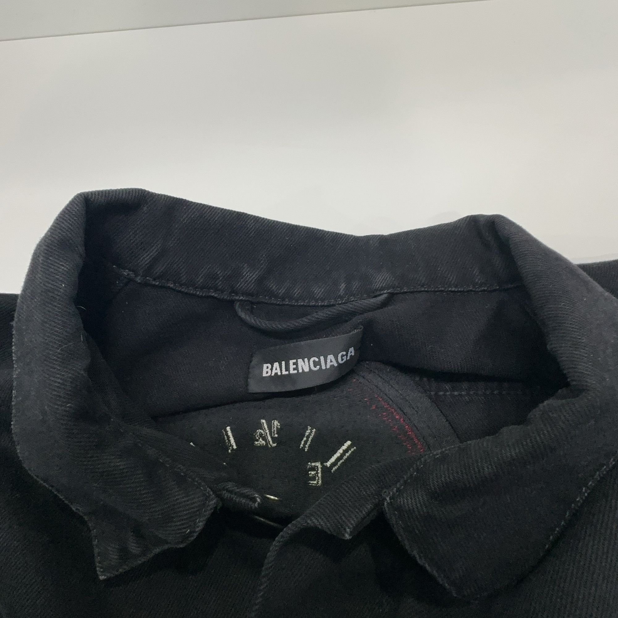 Balenciaga Balenciaga Gas Gauge Denim Jacket Size 46 Size US S / EU 44-46 / 1 - 6 Thumbnail