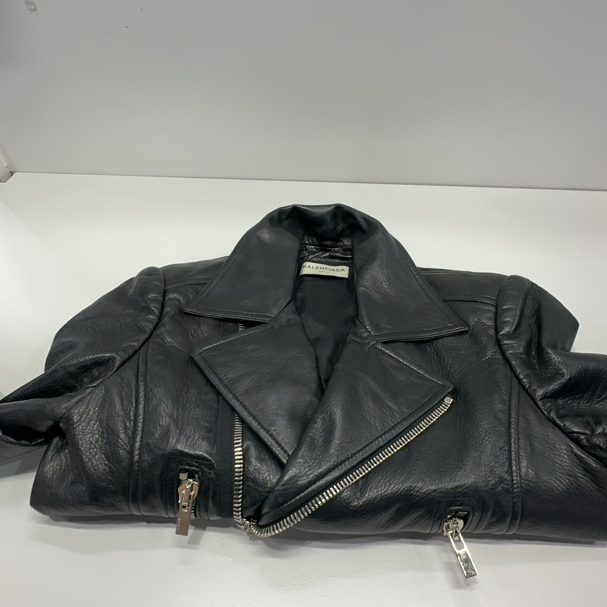 Balenciaga Balenciaga Lambskin Leather Biker Jacket 40 Size M / US 6-8 / IT 42-44 - 7 Thumbnail