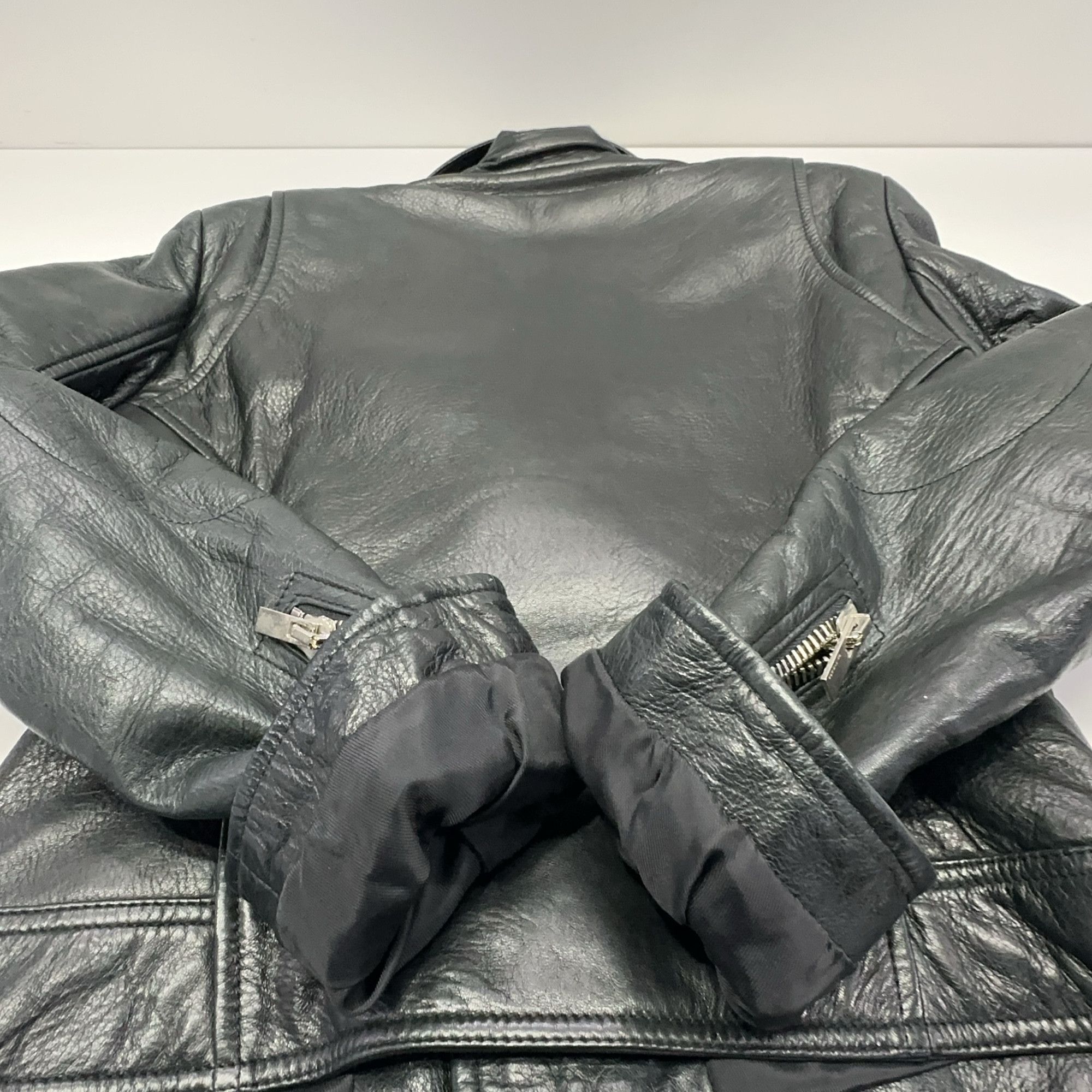 Balenciaga Balenciaga Lambskin Leather Biker Jacket 40 Size M / US 6-8 / IT 42-44 - 12 Thumbnail