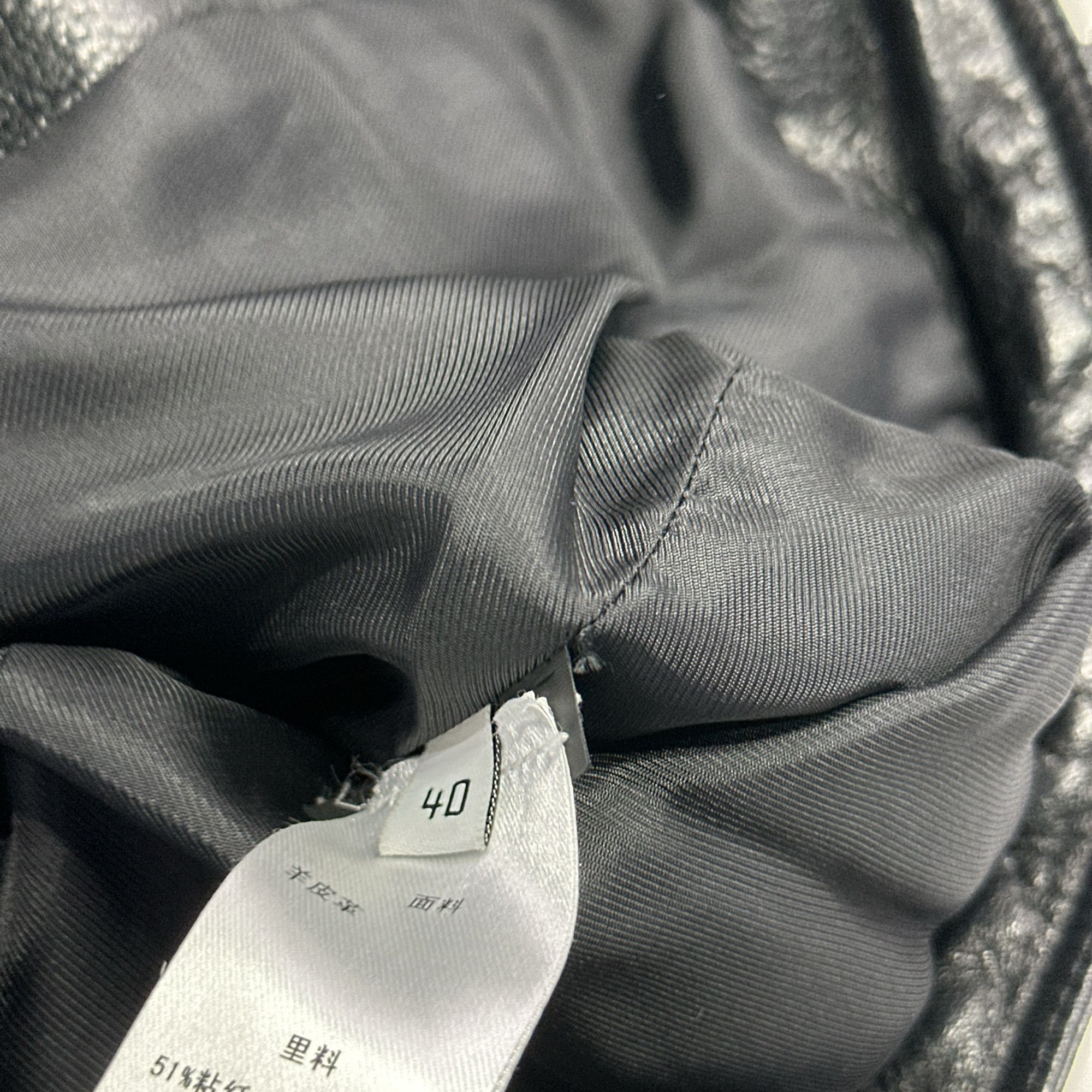 Balenciaga Balenciaga Lambskin Leather Biker Jacket 40 Size M / US 6-8 / IT 42-44 - 5 Thumbnail