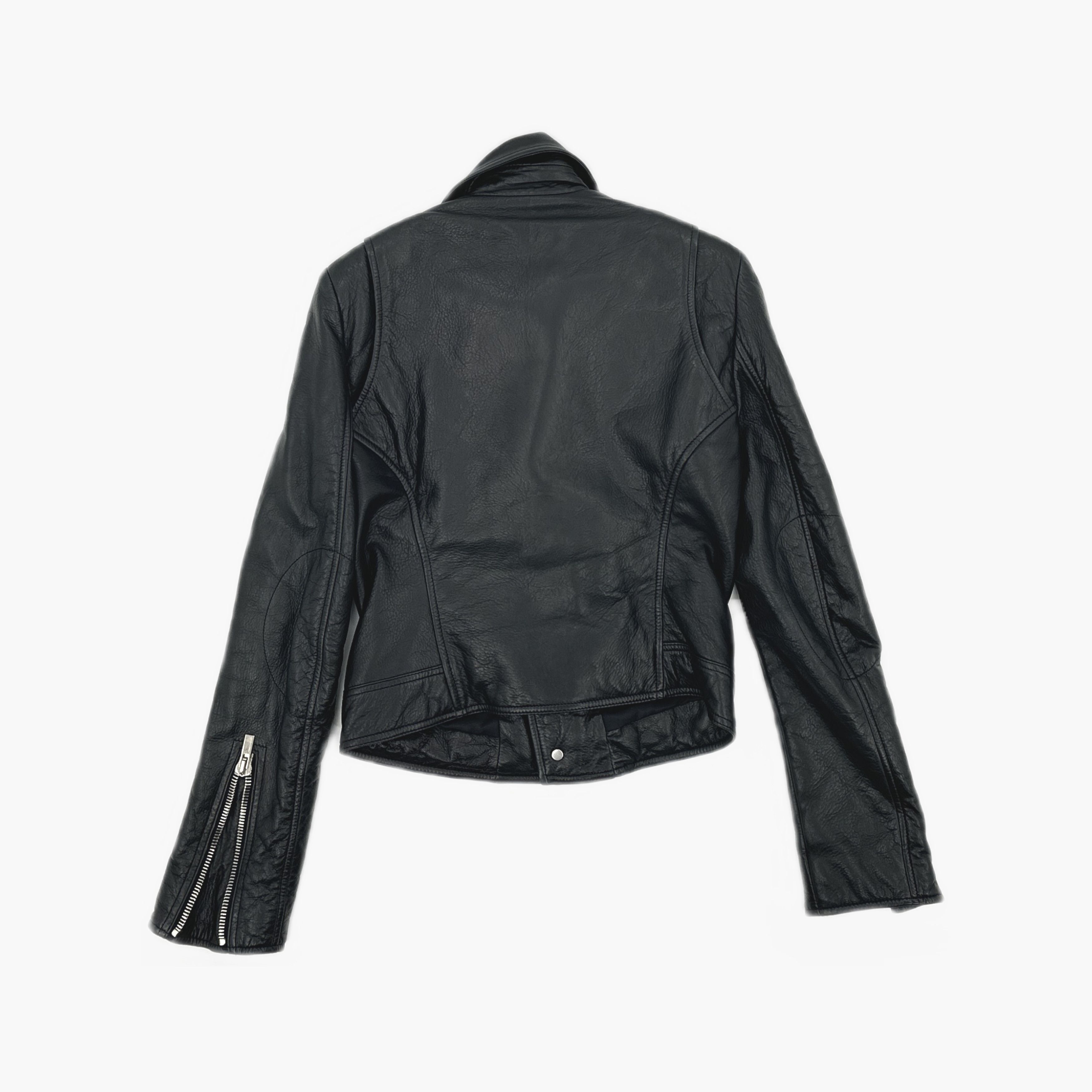 Balenciaga Balenciaga Lambskin Leather Biker Jacket 40 Size M / US 6-8 / IT 42-44 - 2 Thumbnail