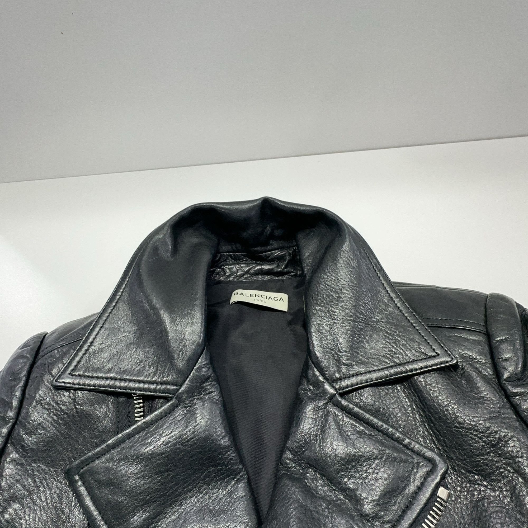 Balenciaga Balenciaga Lambskin Leather Biker Jacket 40 Size M / US 6-8 / IT 42-44 - 6 Thumbnail