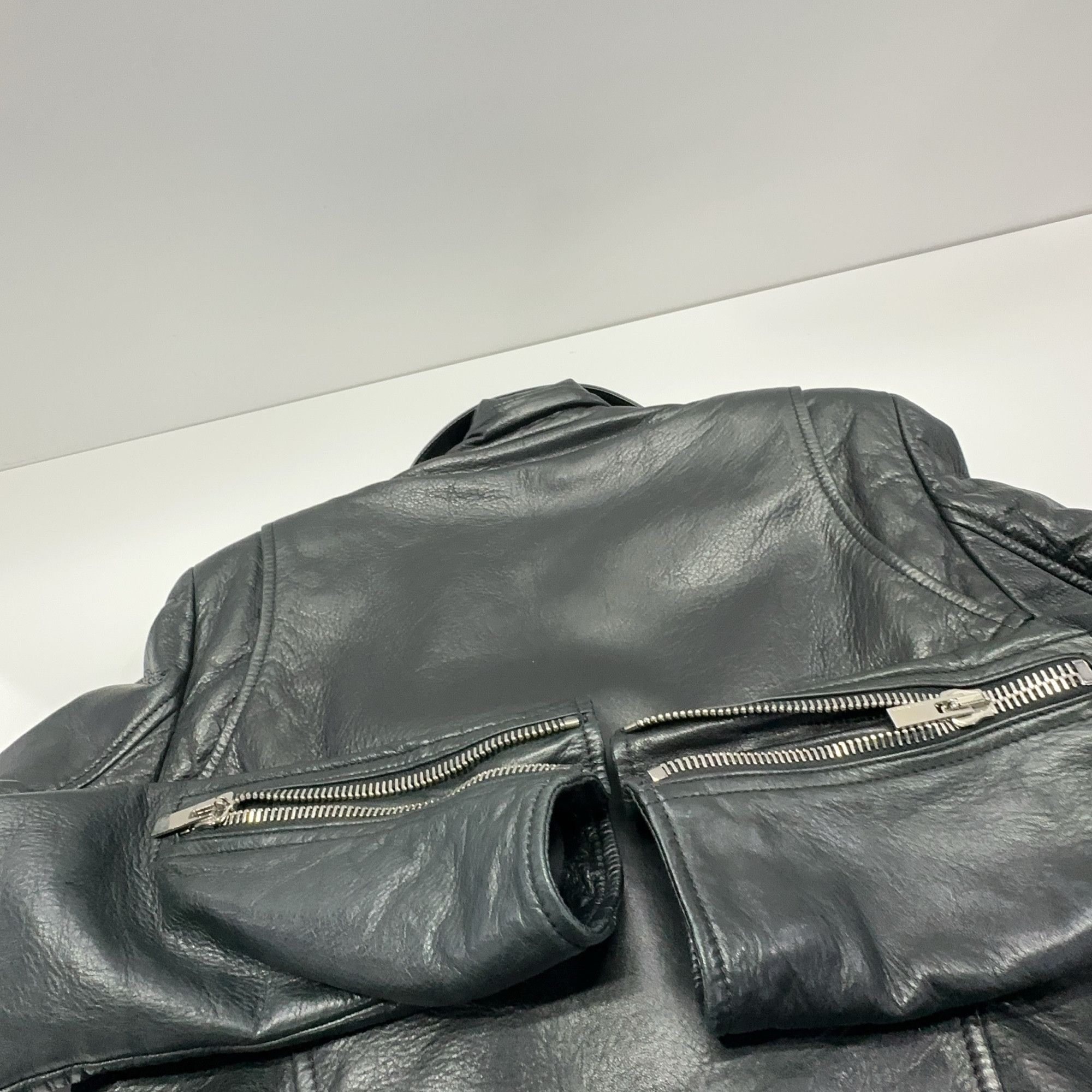 Balenciaga Balenciaga Lambskin Leather Biker Jacket 40 Size M / US 6-8 / IT 42-44 - 11 Thumbnail