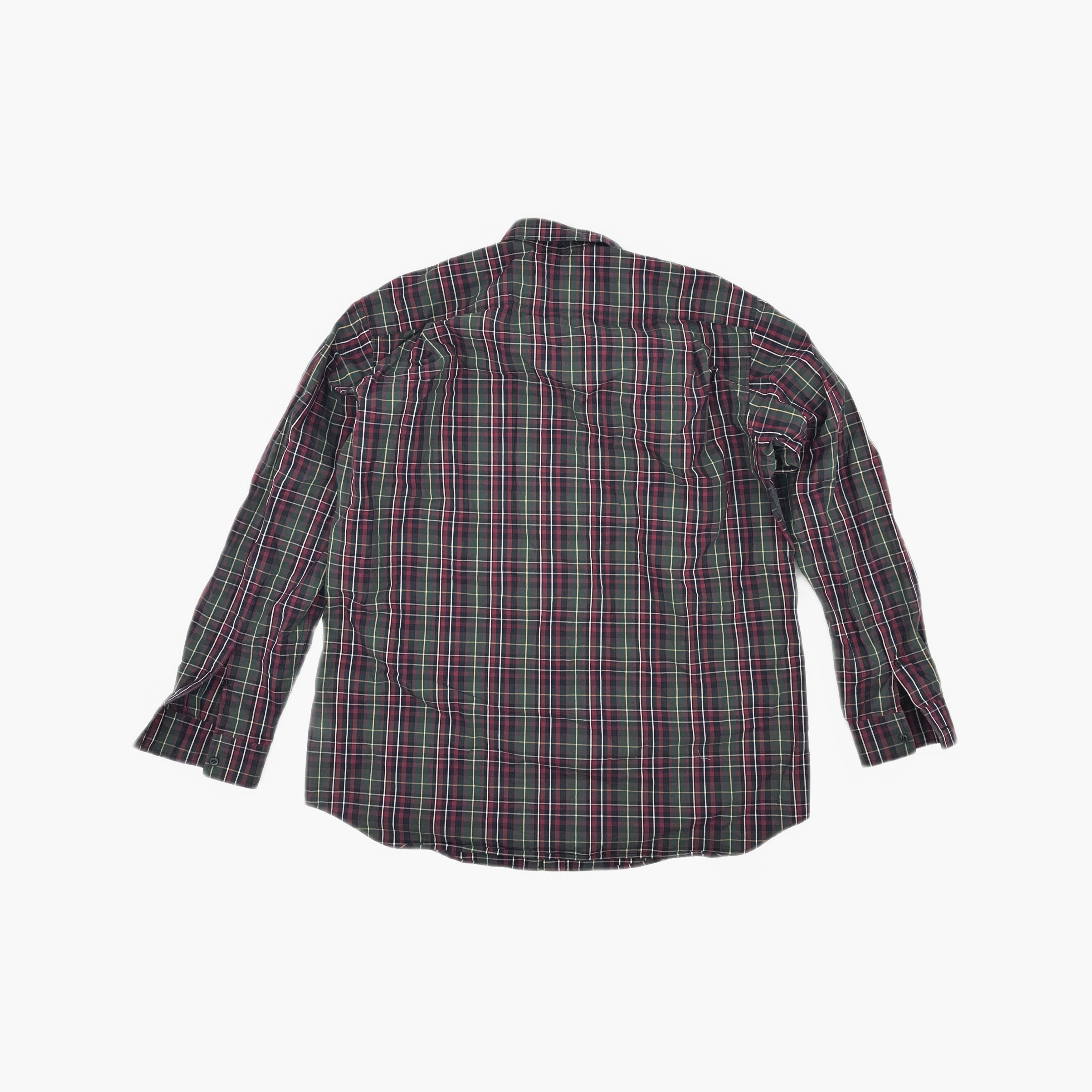 Balenciaga Balenciaga Plaid Logo Button Up Shirt 41 Size US L / EU 52-54 / 3 - 2 Thumbnail