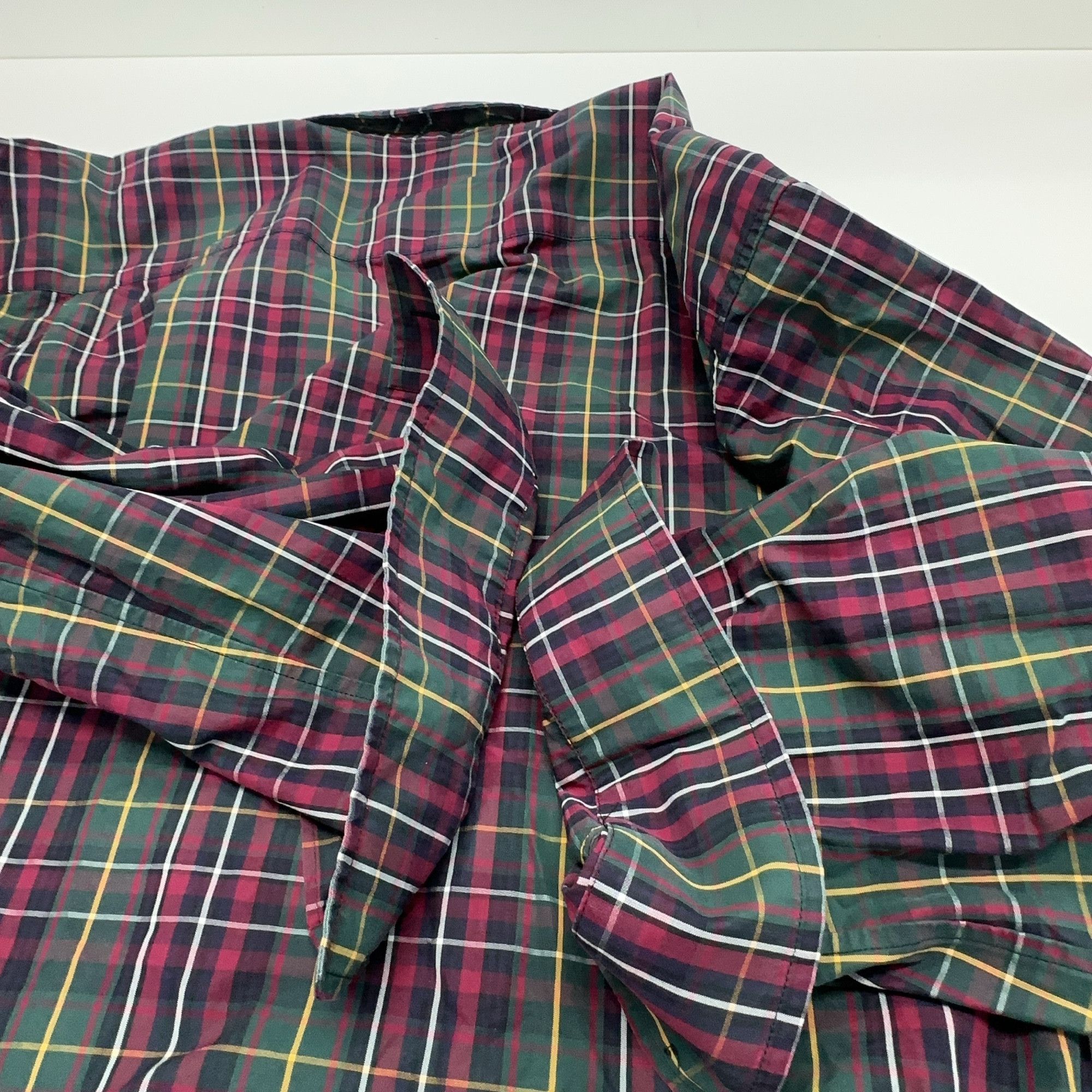 Balenciaga Balenciaga Plaid Logo Button Up Shirt 41 Size US L / EU 52-54 / 3 - 12 Thumbnail