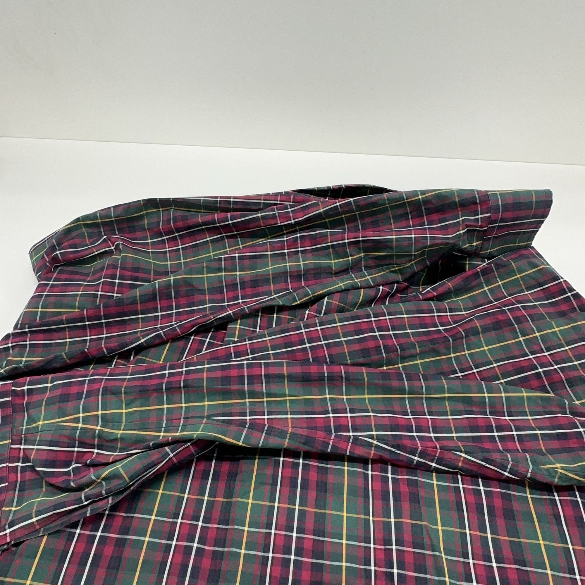 Balenciaga Balenciaga Plaid Logo Button Up Shirt 41 Size US L / EU 52-54 / 3 - 13 Thumbnail