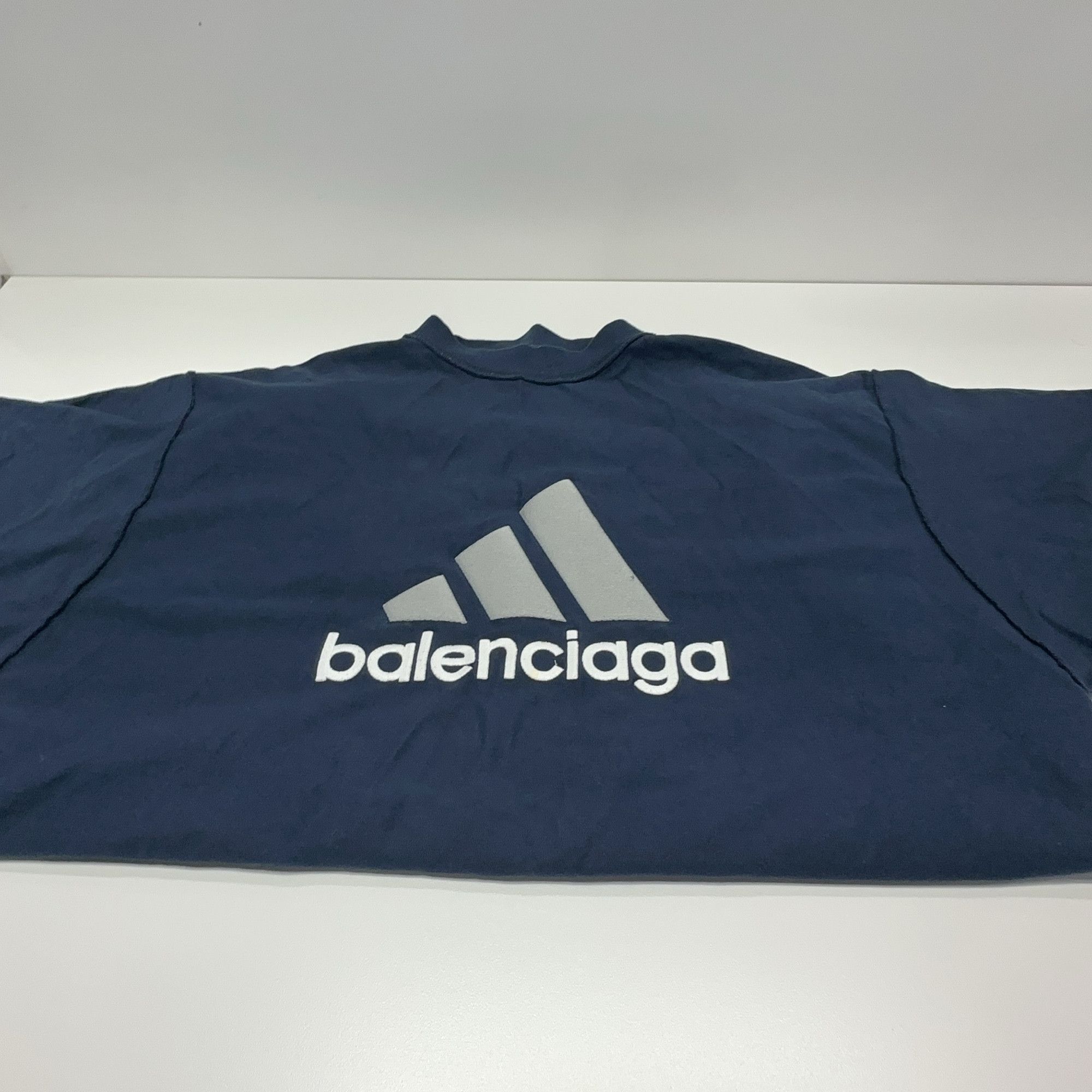 Balenciaga Balenciaga x Adidas Logo Print T-Shirt Size 1 Size US S / EU 44-46 / 1 - 10 Thumbnail