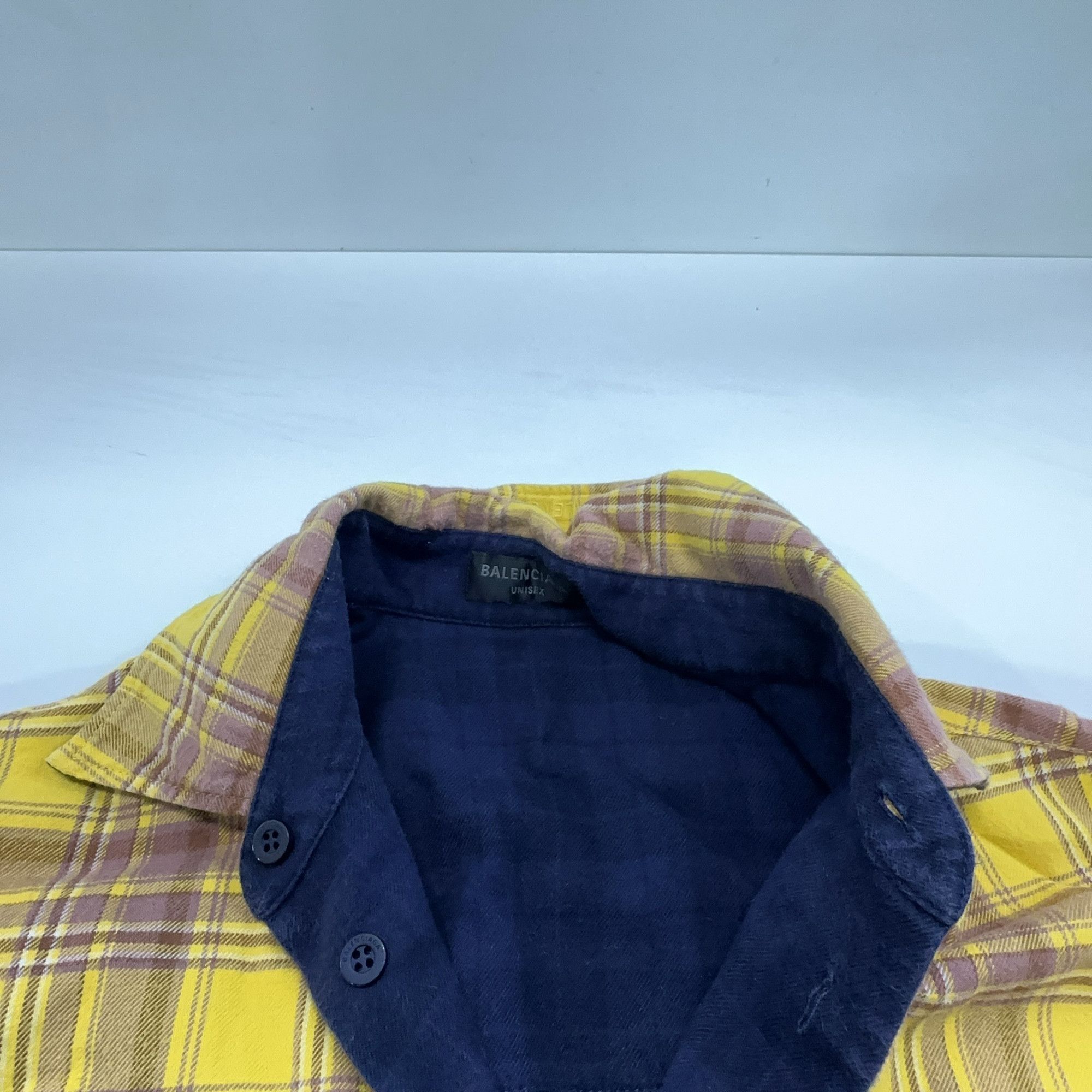 Balenciaga Balenciaga SS24 Reversible Plaid Shirt XS Size US XS / EU 42 / 0 - 8 Thumbnail