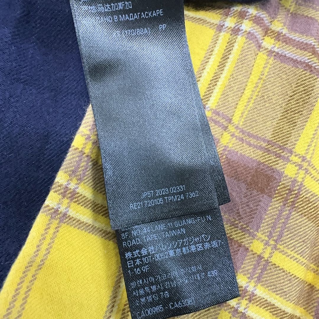 Balenciaga Balenciaga SS24 Reversible Plaid Shirt XS Size US XS / EU 42 / 0 - 6 Thumbnail