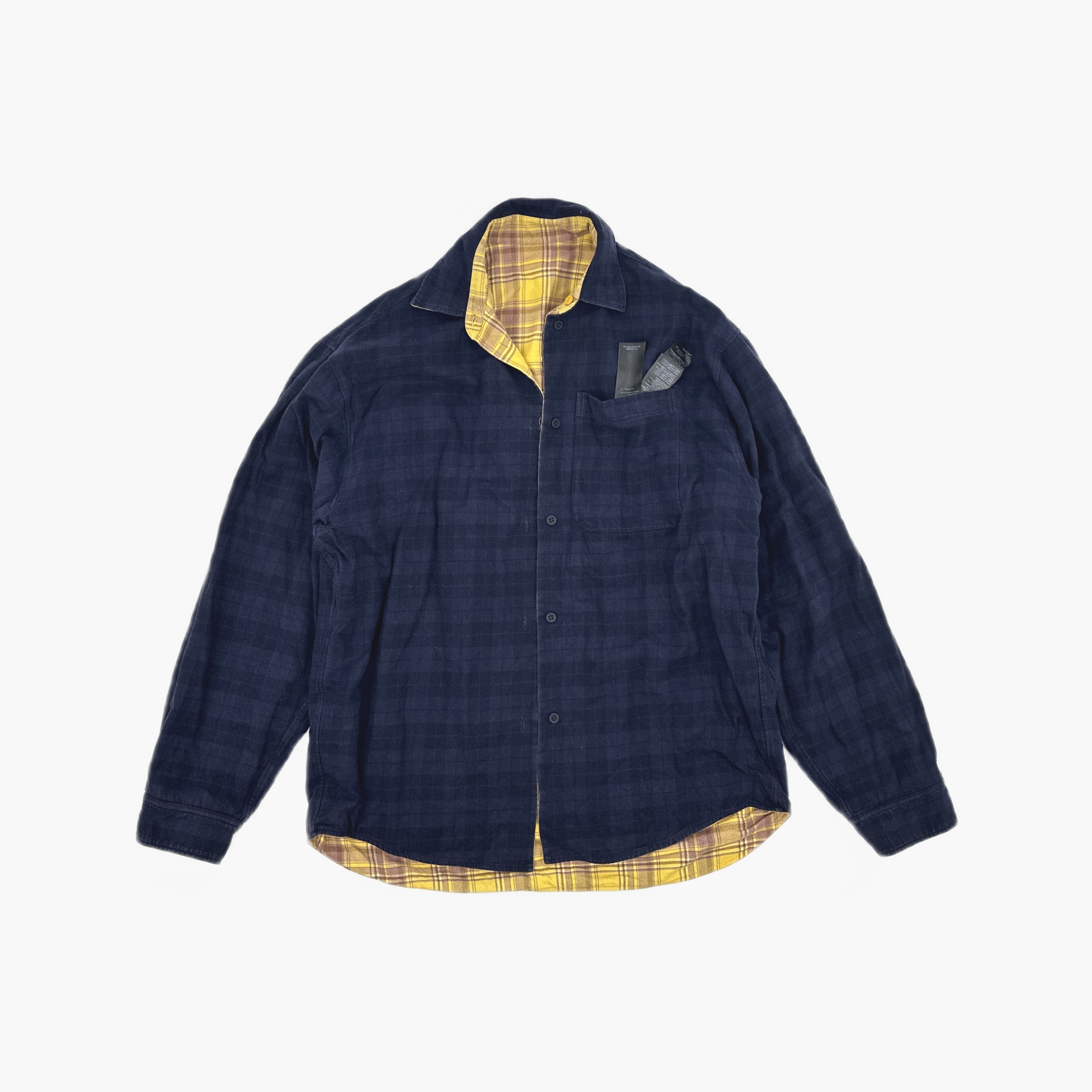 Balenciaga Balenciaga SS24 Reversible Plaid Shirt XS Size US XS / EU 42 / 0 - 3 Thumbnail