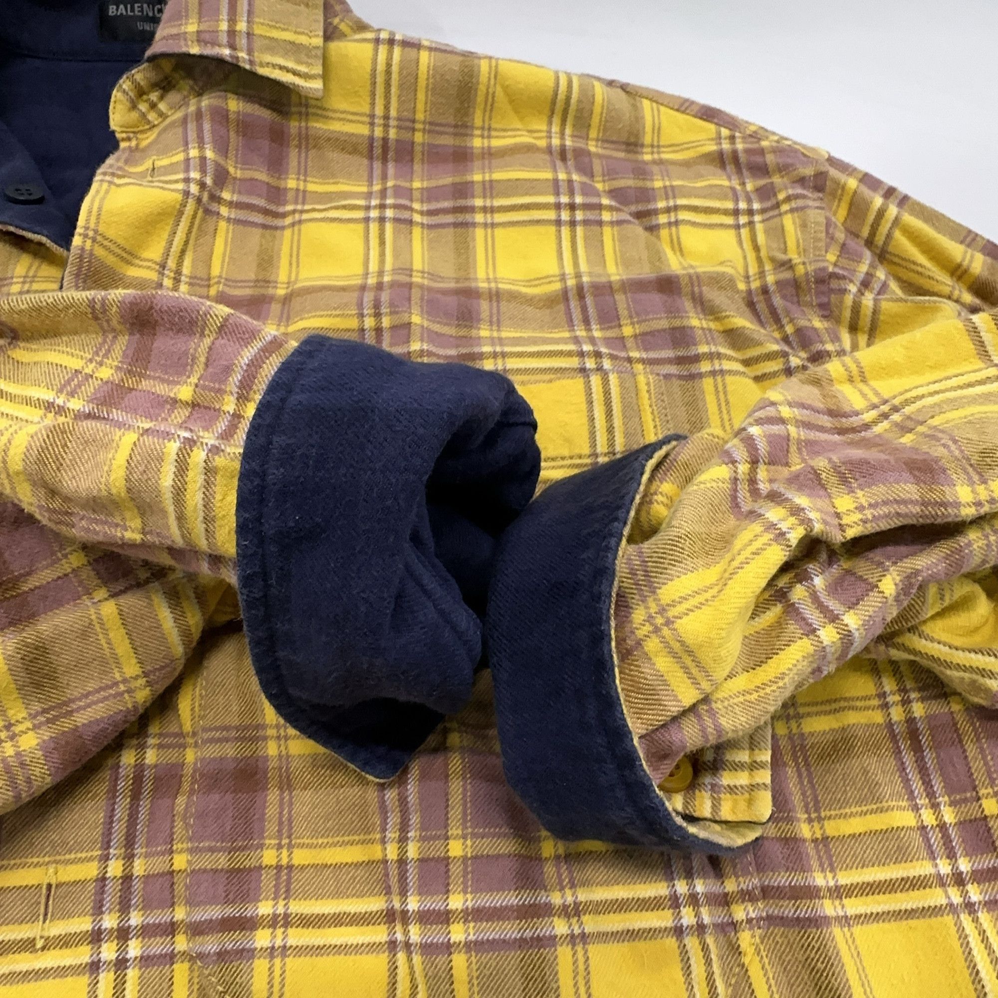 Balenciaga Balenciaga SS24 Reversible Plaid Shirt XS Size US XS / EU 42 / 0 - 10 Thumbnail