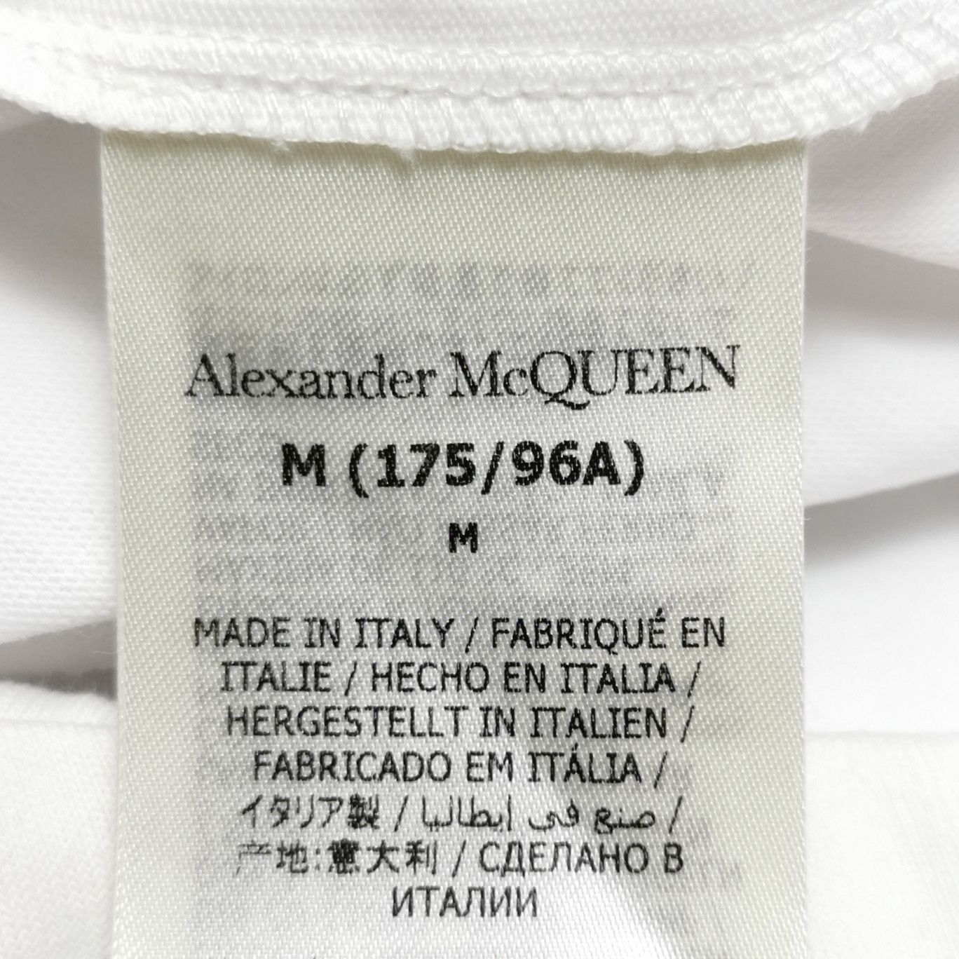 Alexander McQueen Alexander McQueen Men m Short Sleeve Shirts Size US M / EU 48-50 / 2 - 7 Thumbnail