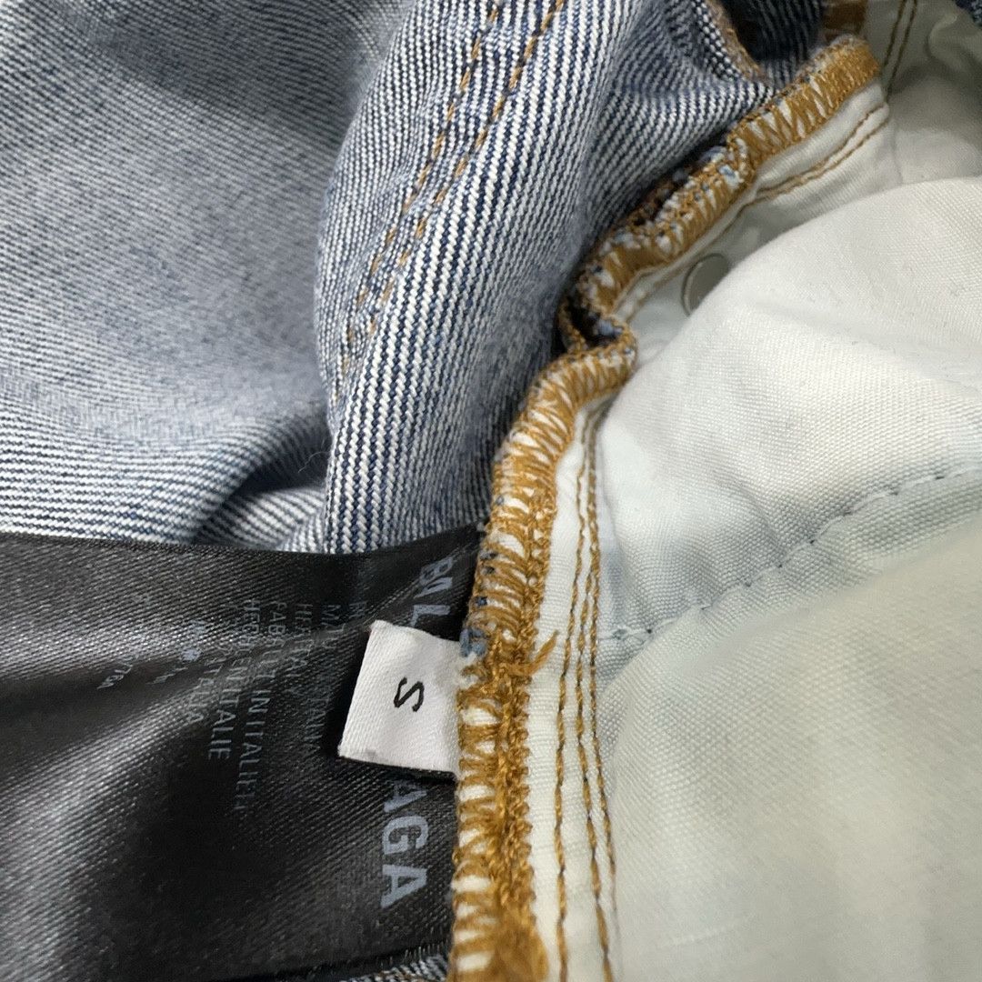 Balenciaga Balenciaga All-over Script Logo Denim Jeans Size S Size US 30 / EU 46 - 3 Thumbnail