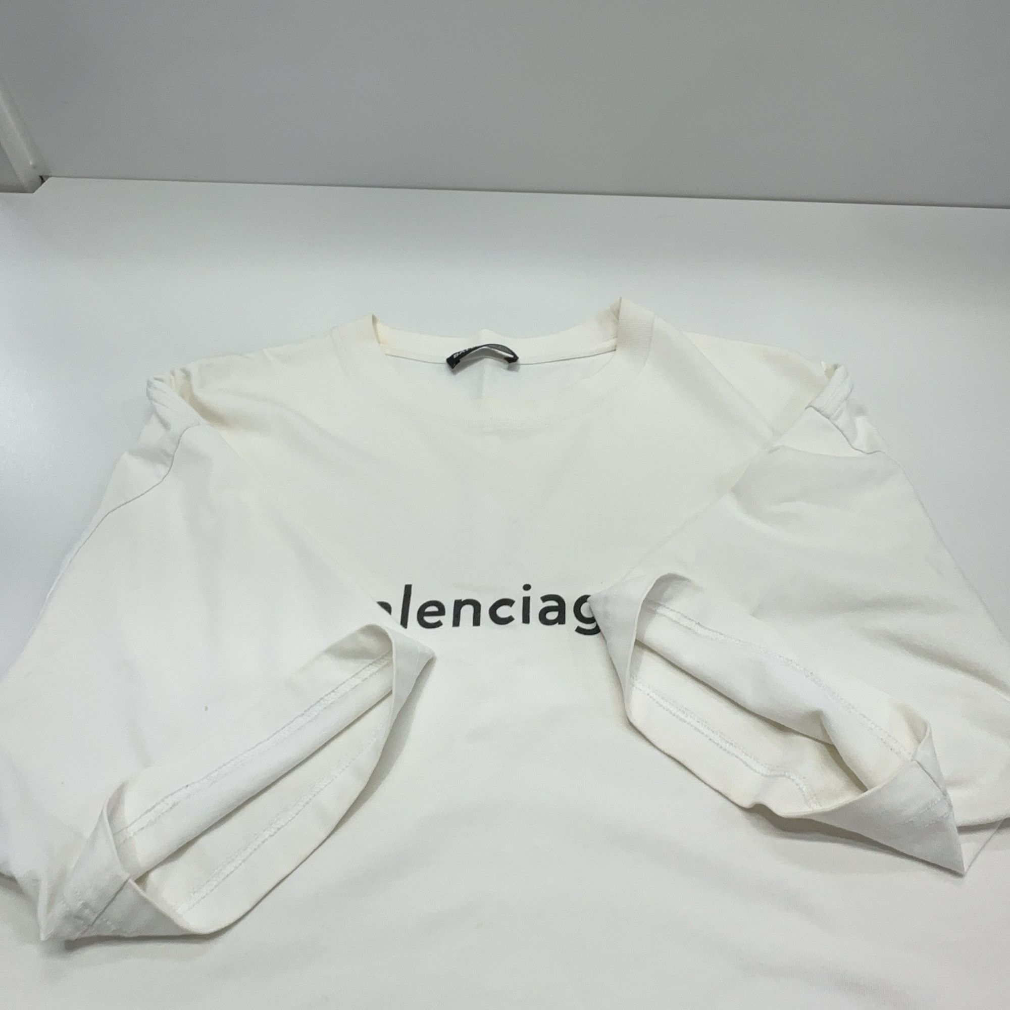 Balenciaga Balenciaga Logo Print T-Shirt Size M Size US M / EU 48-50 / 2 - 11 Thumbnail