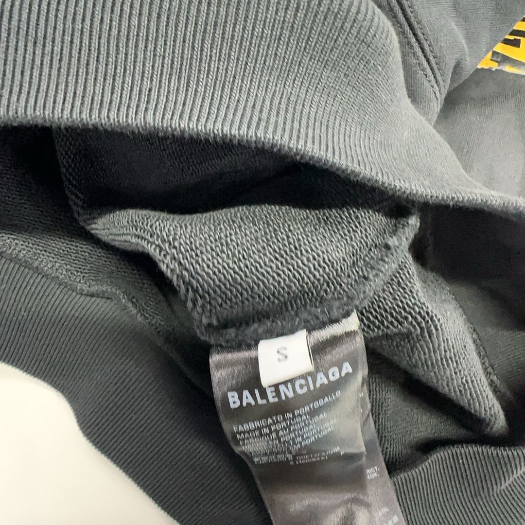Balenciaga Balenciaga x NFS Logo Zip Hoodie Size S Size US S / EU 44-46 / 1 - 3 Thumbnail