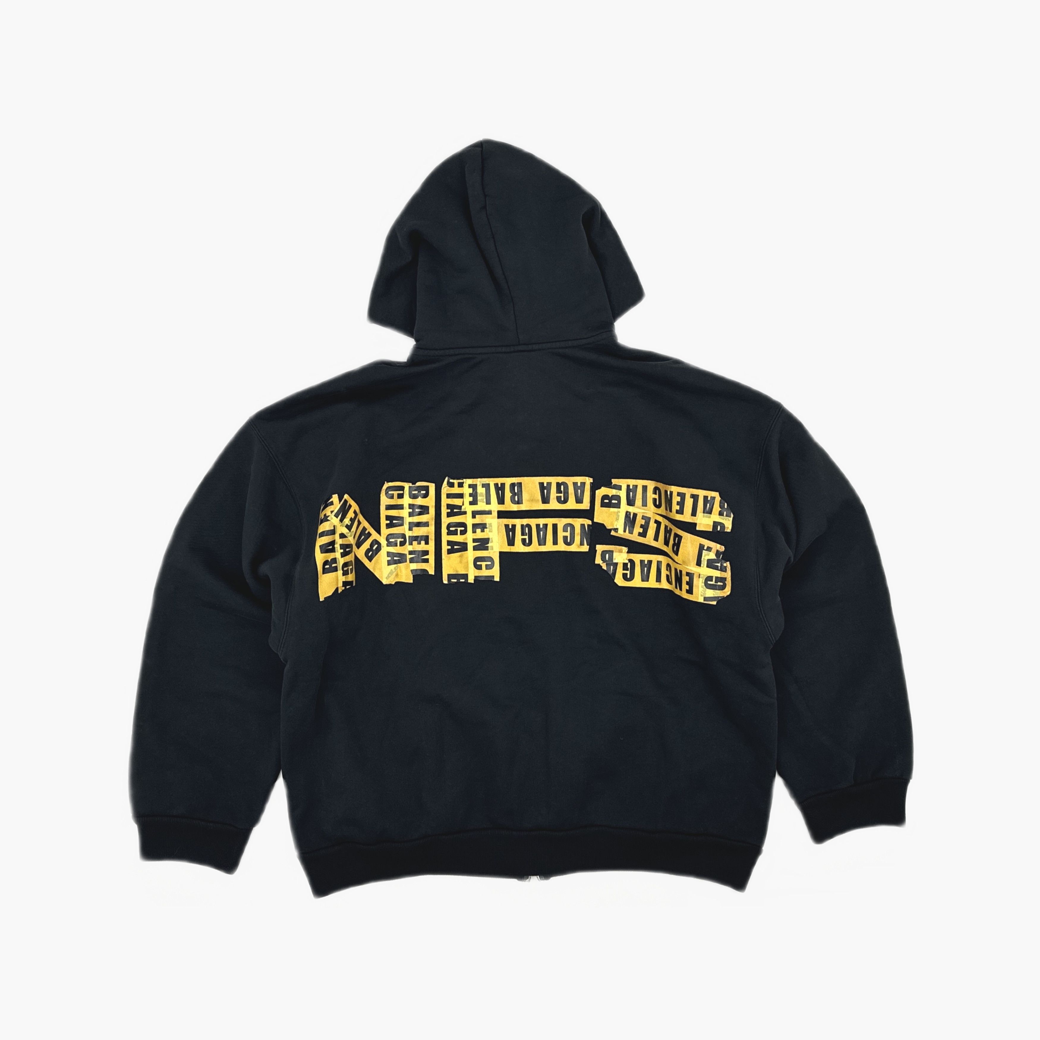 Balenciaga Balenciaga x NFS Logo Zip Hoodie Size S Size US S / EU 44-46 / 1 - 2 Thumbnail