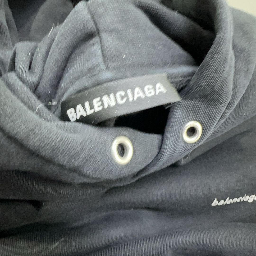 Balenciaga Balenciaga Logo Embroidery Hoodie M Size US M / EU 48-50 / 2 - 5 Thumbnail