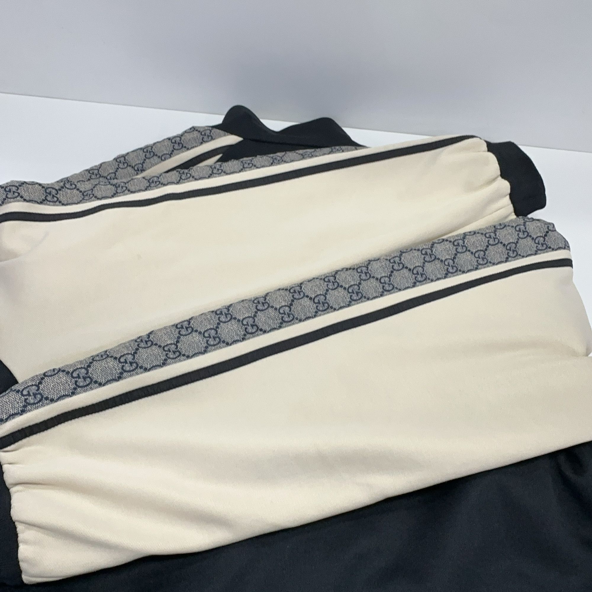 Gucci Gucci GG Monogram Side Striped Track Jacket XL Size US XL / EU 56 / 4 - 11 Thumbnail