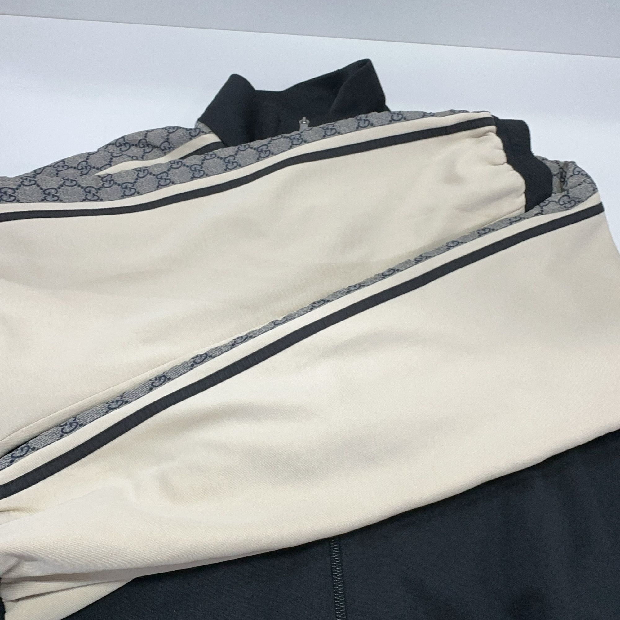 Gucci Gucci GG Monogram Side Striped Track Jacket XL Size US XL / EU 56 / 4 - 10 Thumbnail