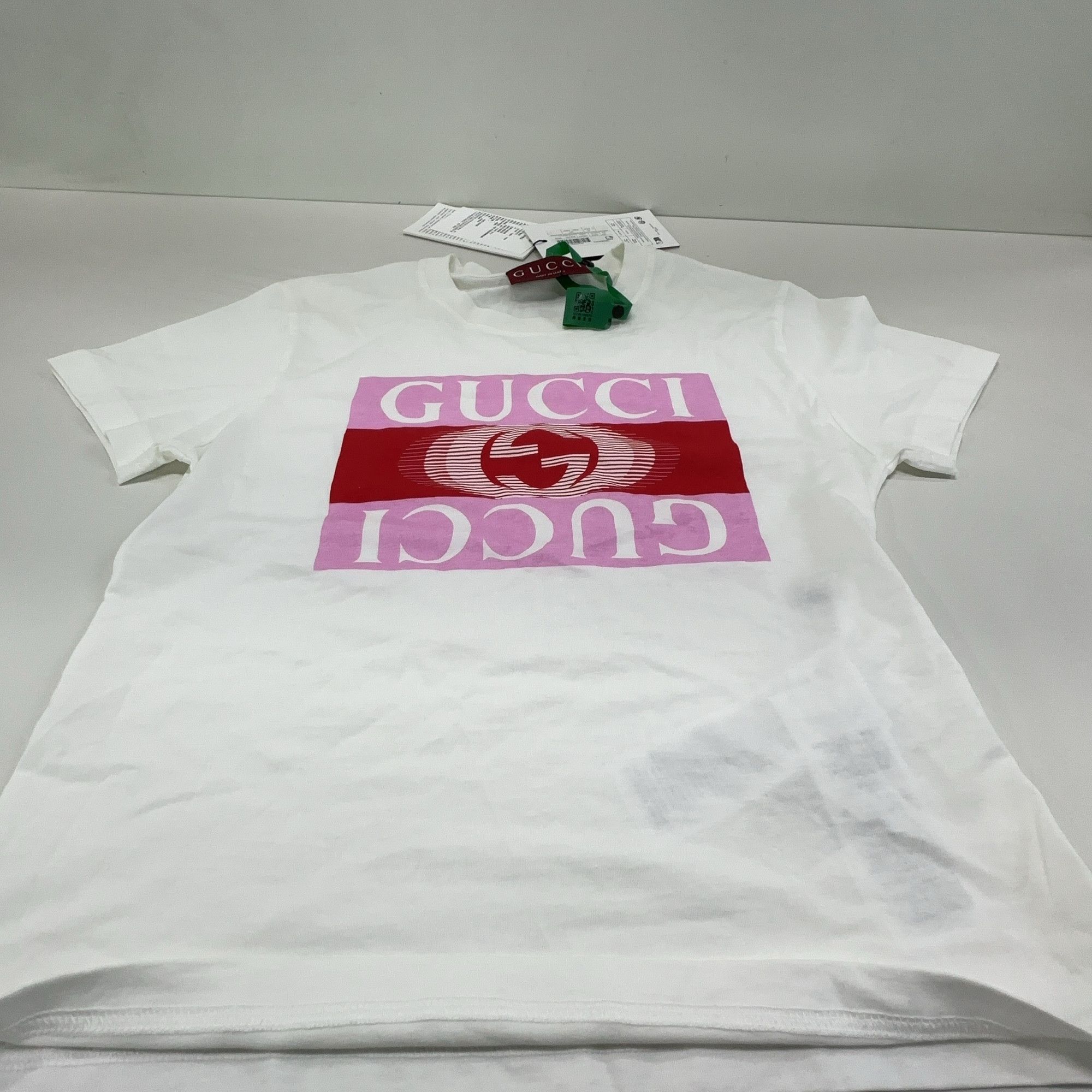 Gucci Gucci Logo Print Cotton T-Shirt XS Size XS / US 0-2 / IT 36-38 - 8 Thumbnail