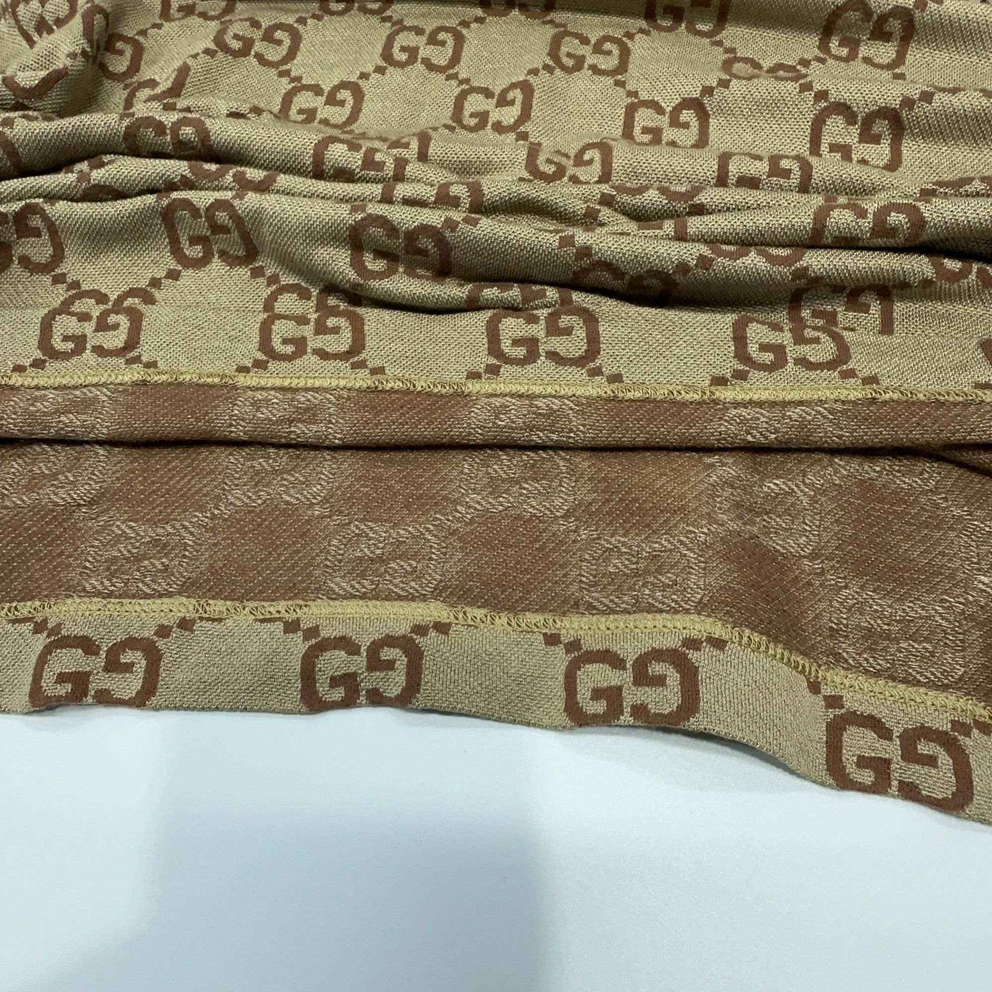 Gucci Gucci GG Logo Print Striped Polo Shirt Size M Size US M / EU 48-50 / 2 - 8 Thumbnail