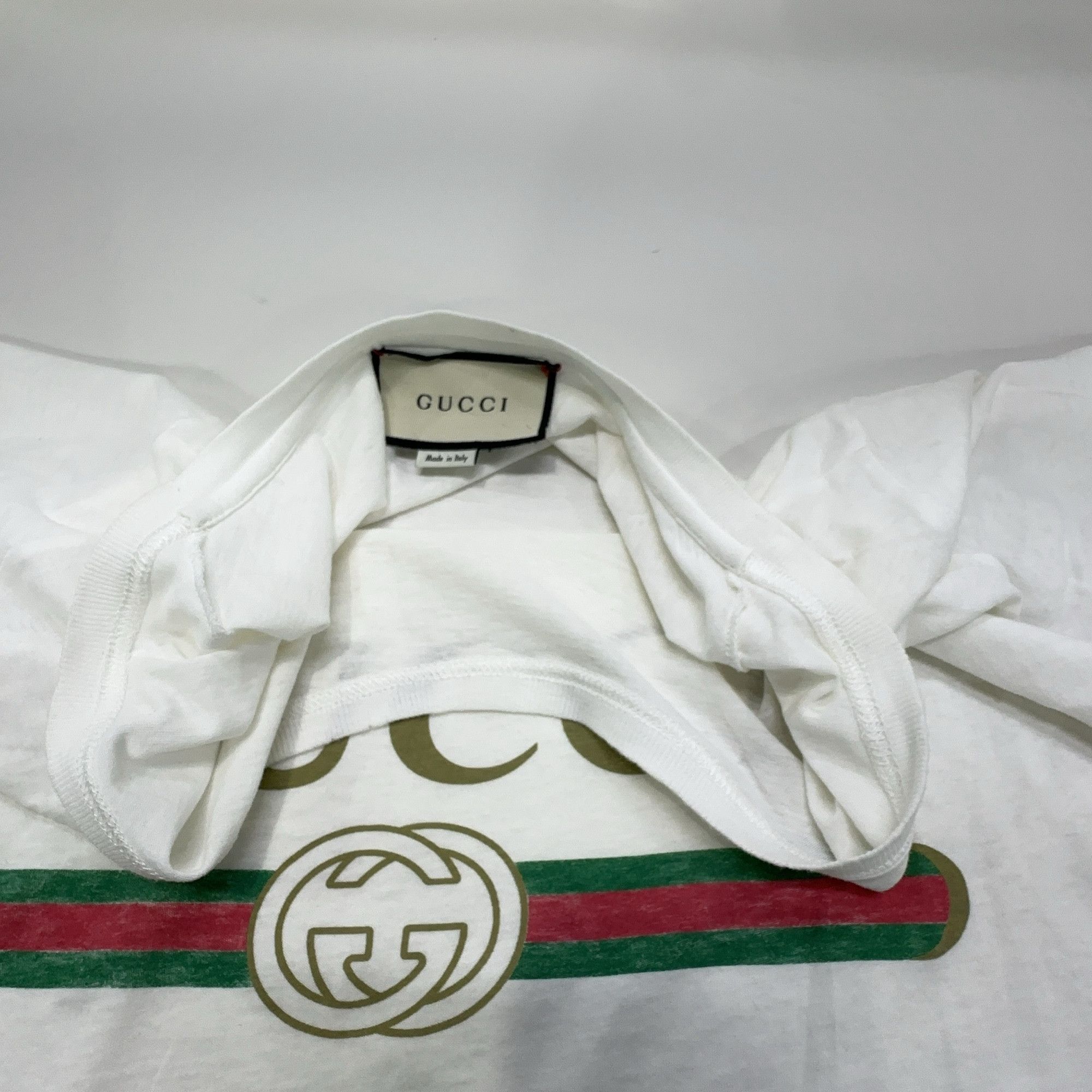 Gucci Gucci Logo Belt Print T-Shirt Size S Size US S / EU 44-46 / 1 - 7 Thumbnail