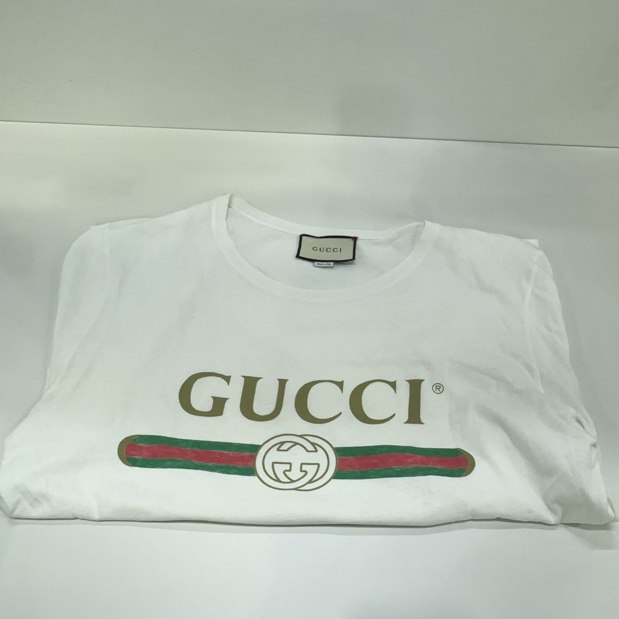 Gucci Gucci Logo Belt Print T-Shirt Size S Size US S / EU 44-46 / 1 - 12 Thumbnail